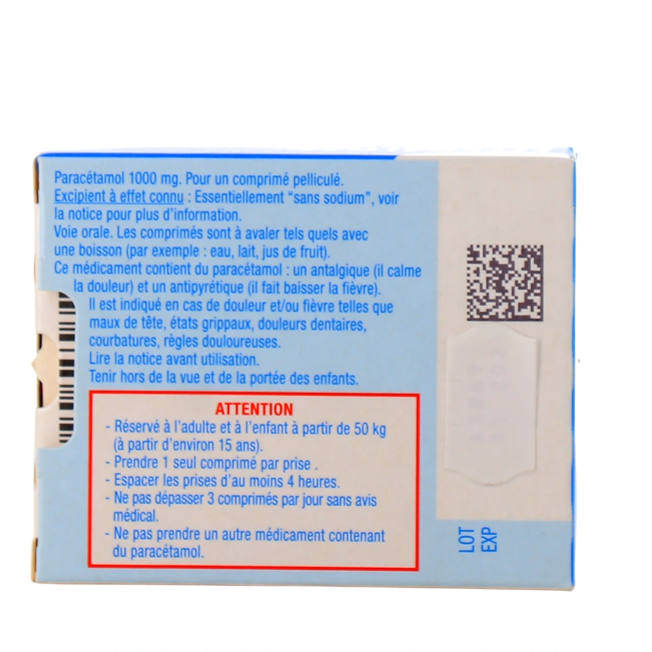 Efferalgan 1000mg - Vue 8