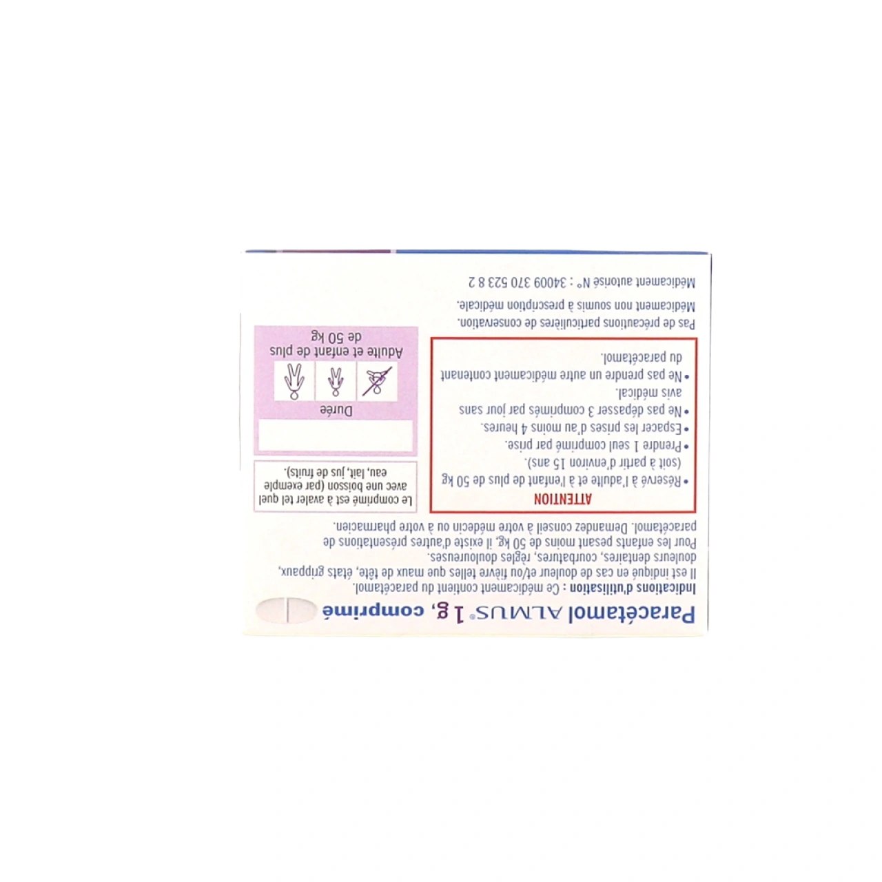 Paracétamol 1g - Vue 13