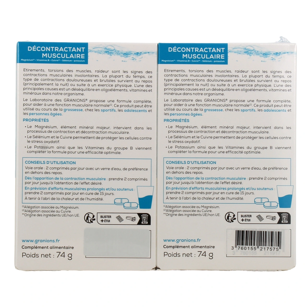 Granions décontractant musculaire - Vue 10