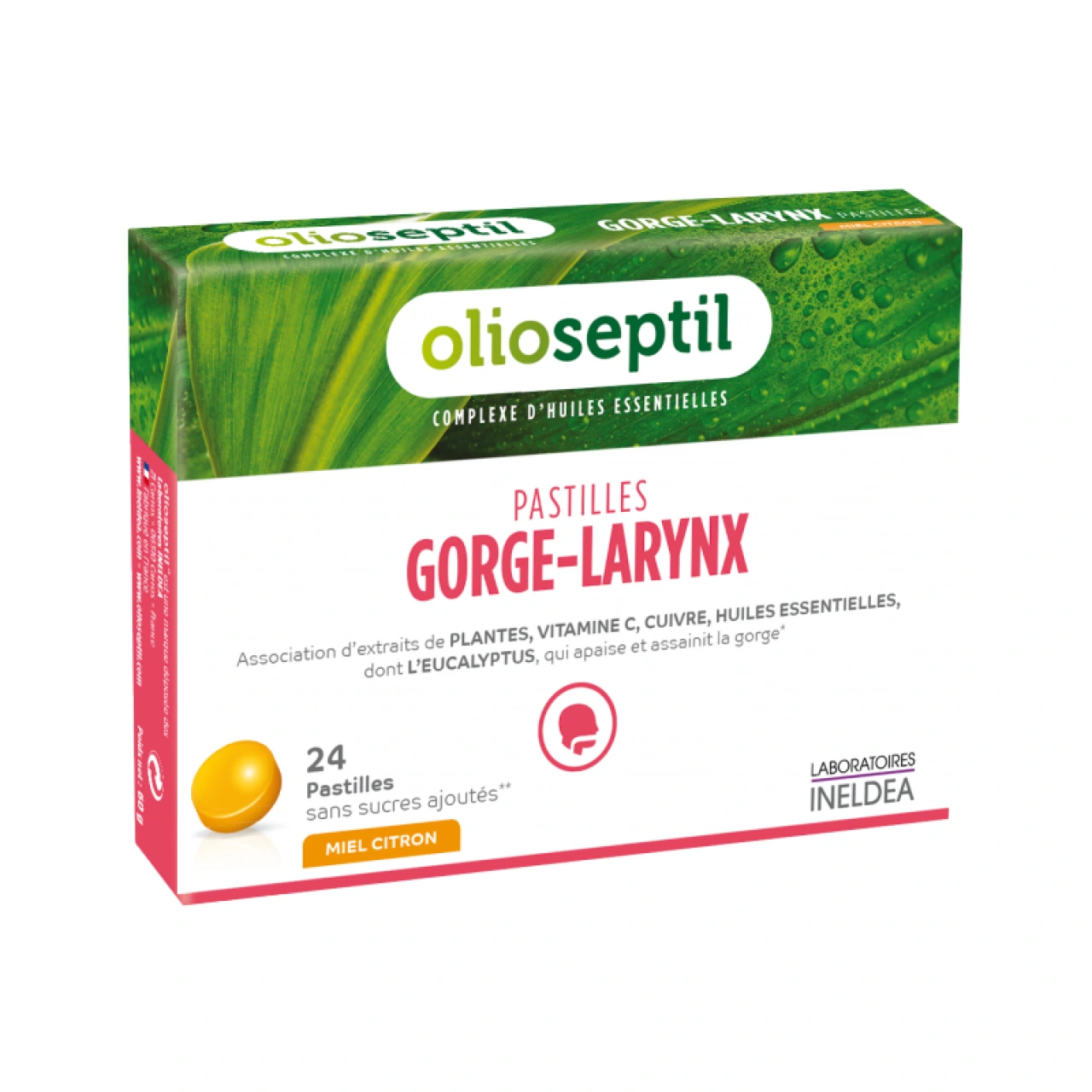 Olioseptil Pastilles Gorge Larynx - Vue 3