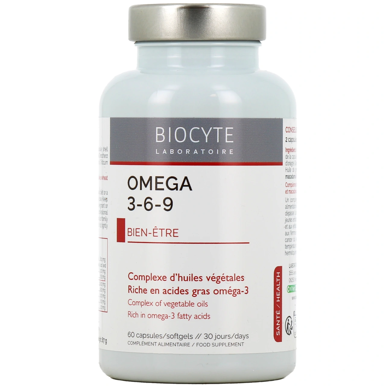 Omega 3-6-9 Bien-Être Général - Biocyte