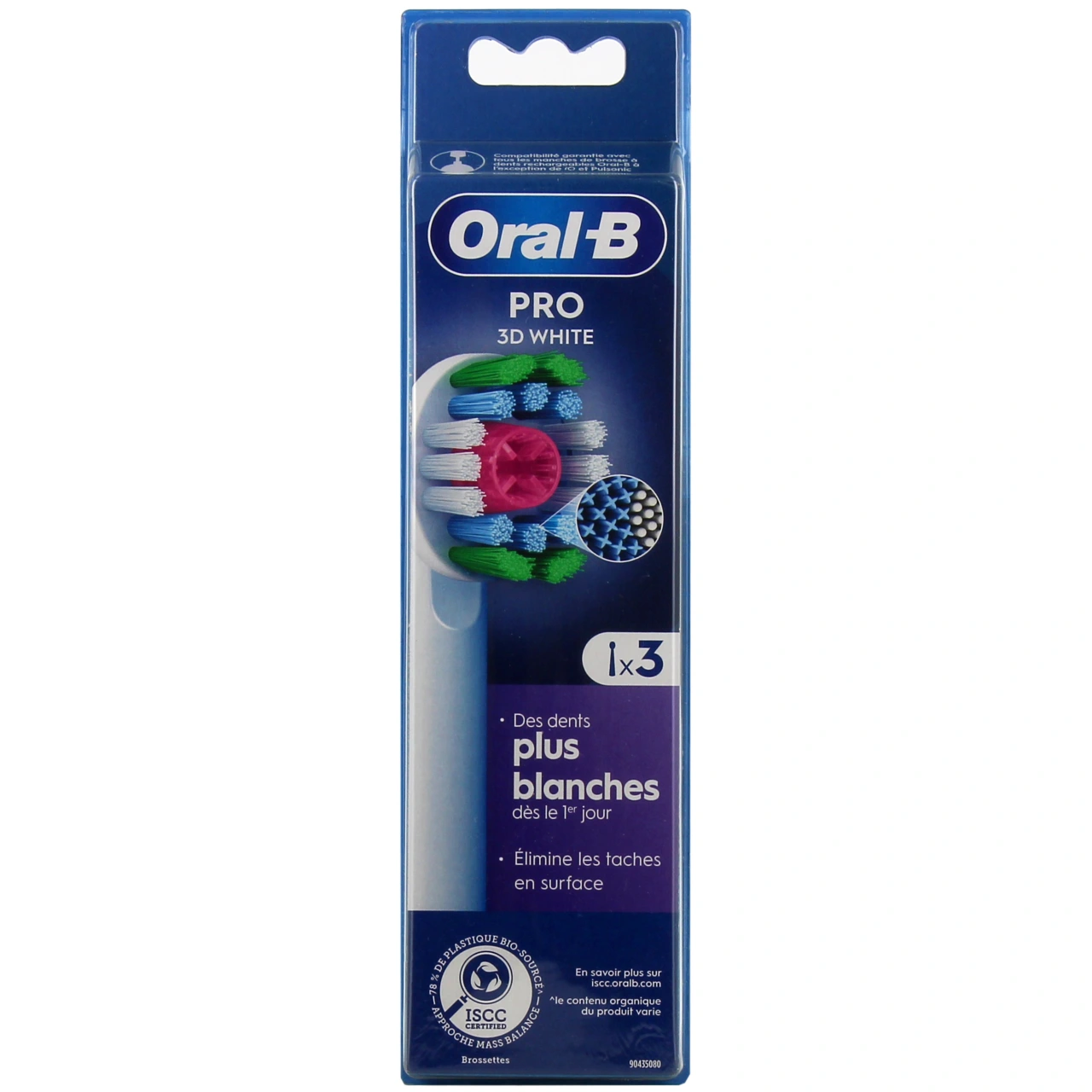 Oral B Pro 3D White Brossettes de Rechange - Oral B