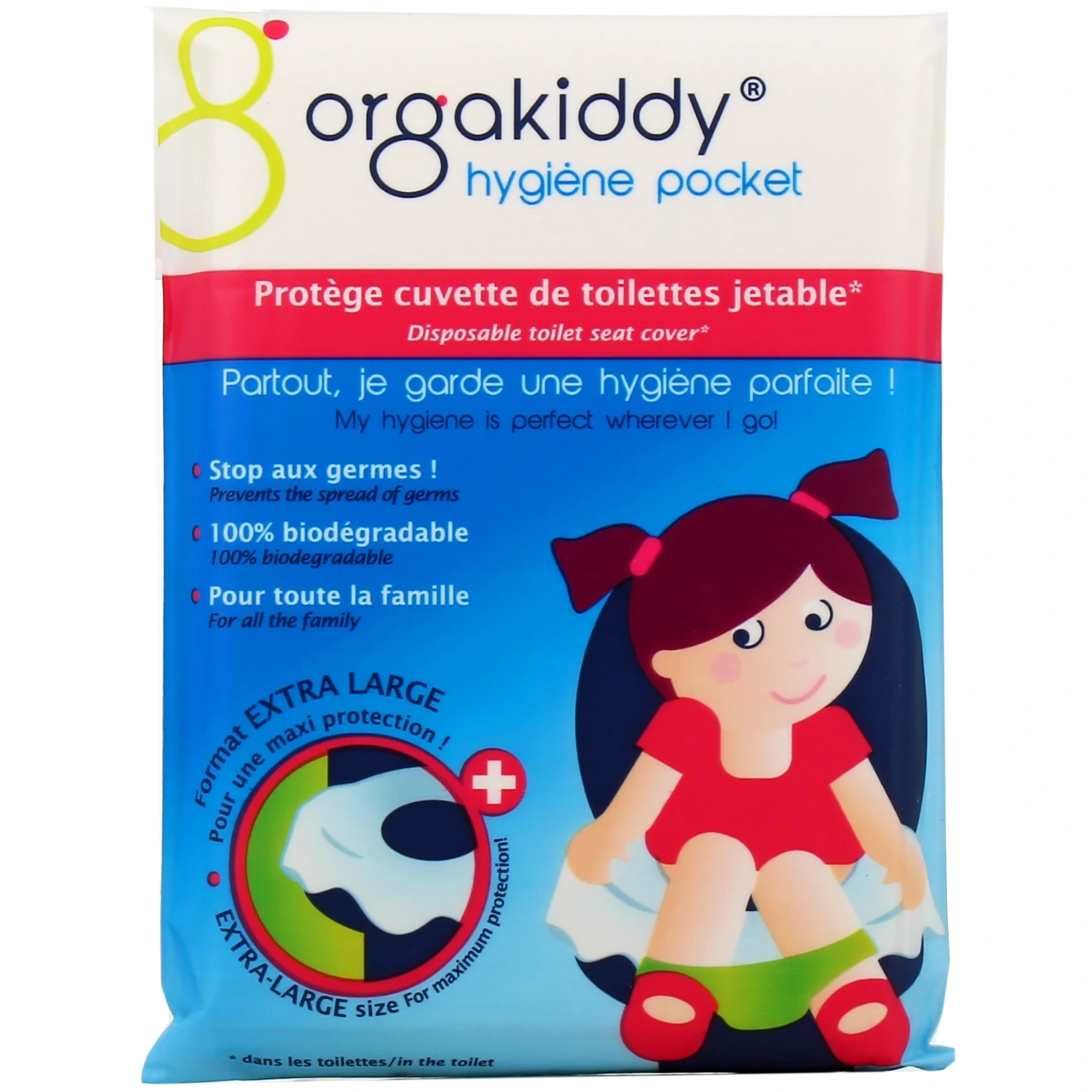 Orgakiddy Protège Cuvette de Toilettes Jetable - Orgakiddy
