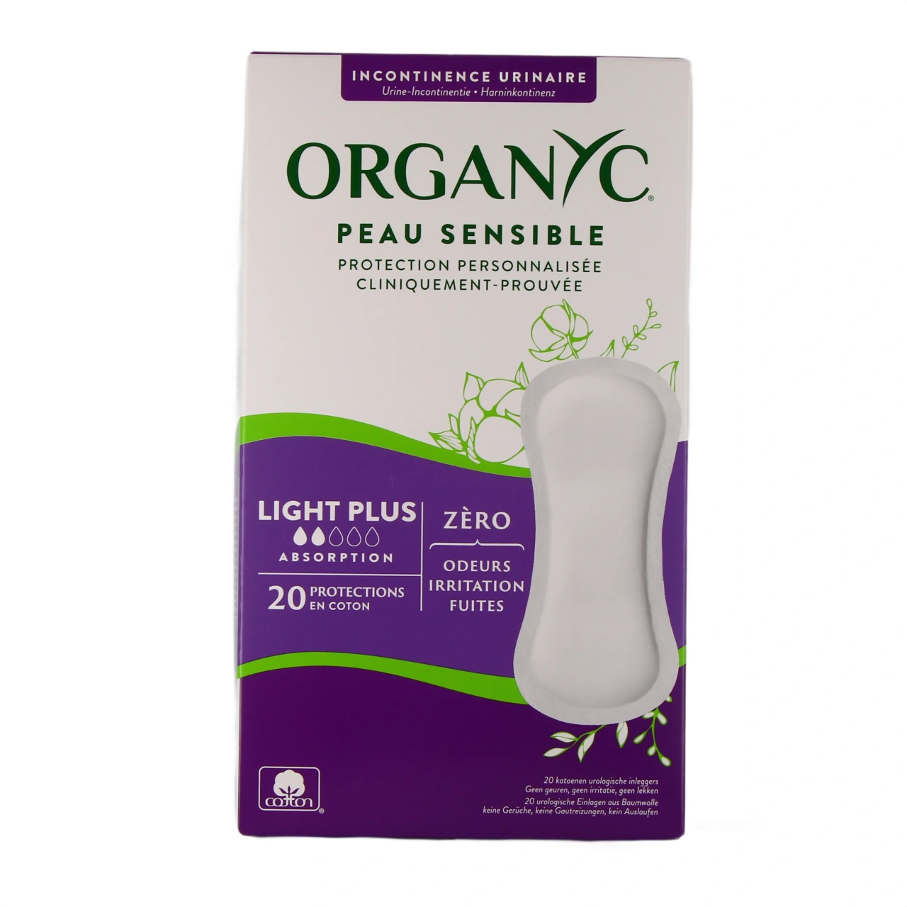 Organyc Protections Fuites Urinaires Bio - Vue 5