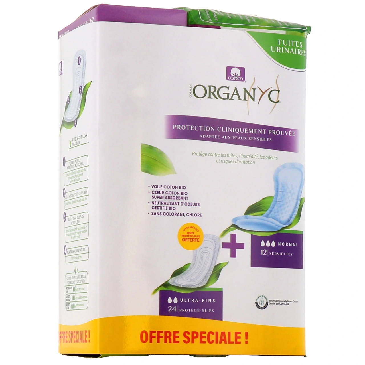 Organyc Protections Fuites Urinaires Bio - Vue 15