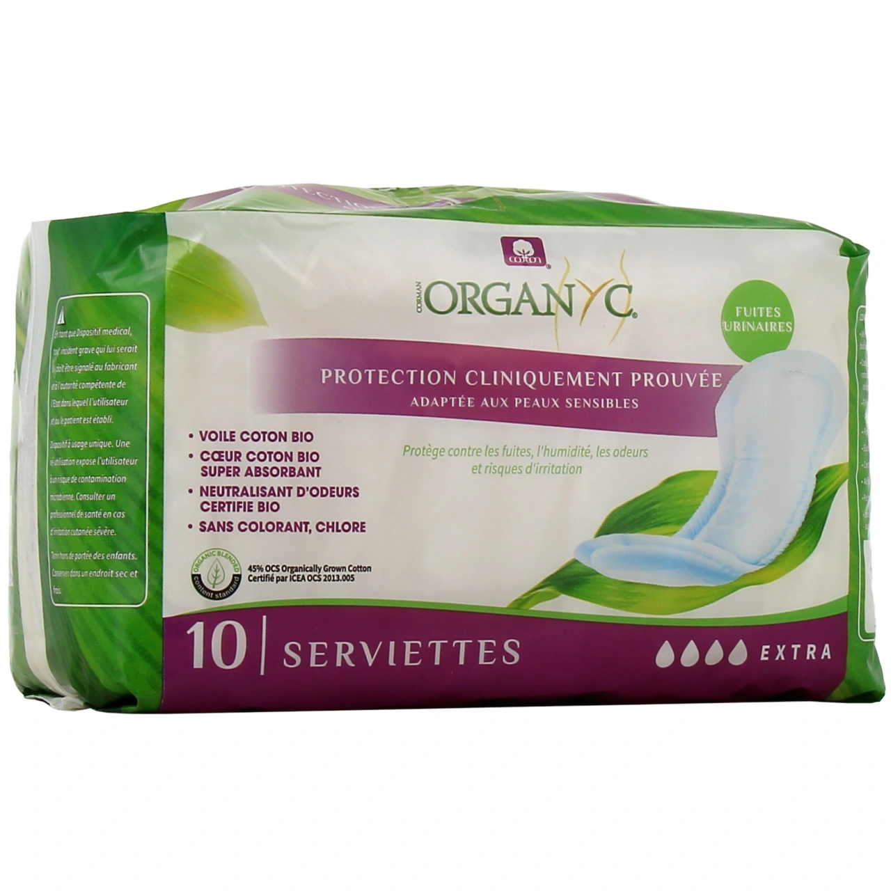 Organyc Protections Fuites Urinaires Bio - Vue 12