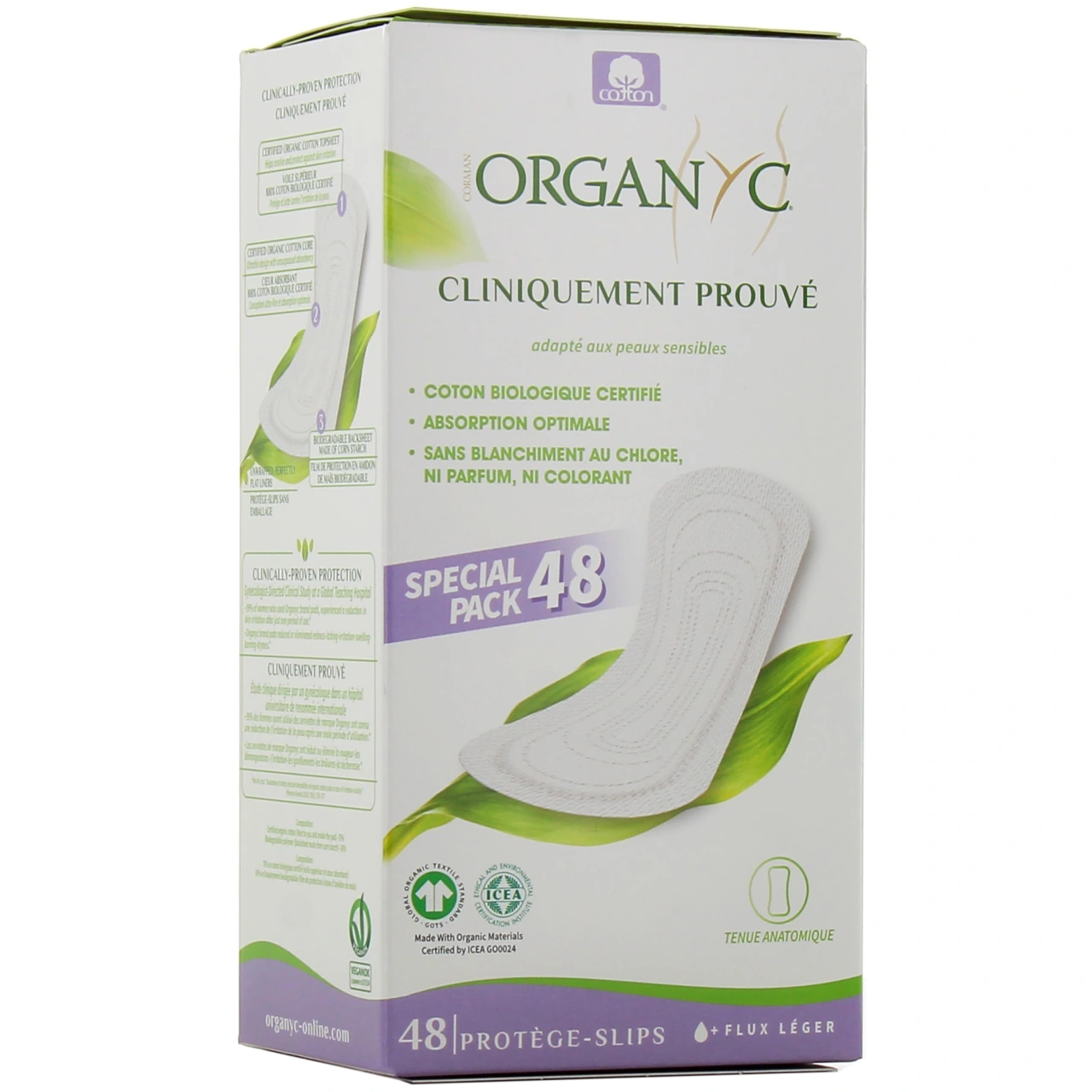 Organyc Protège Slip Coton Bio - Vue 10