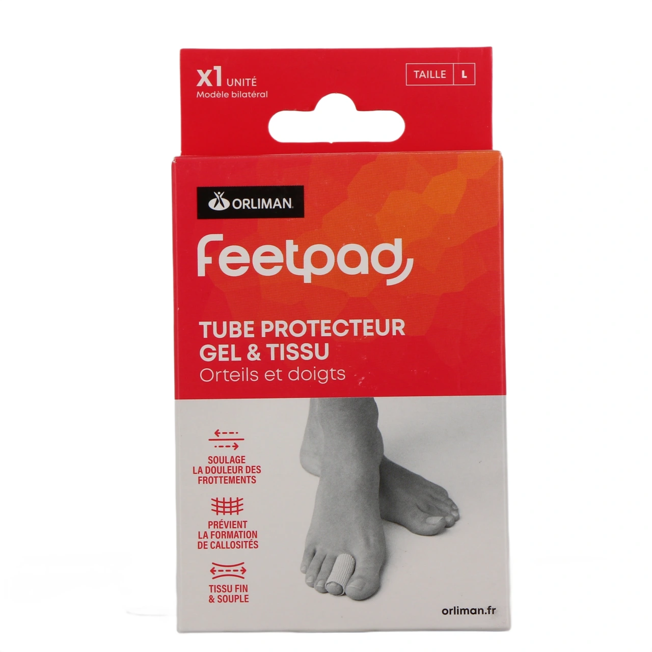 Orliman FeetPAD Tube Protecteur Gel & Tissu - Vue 2