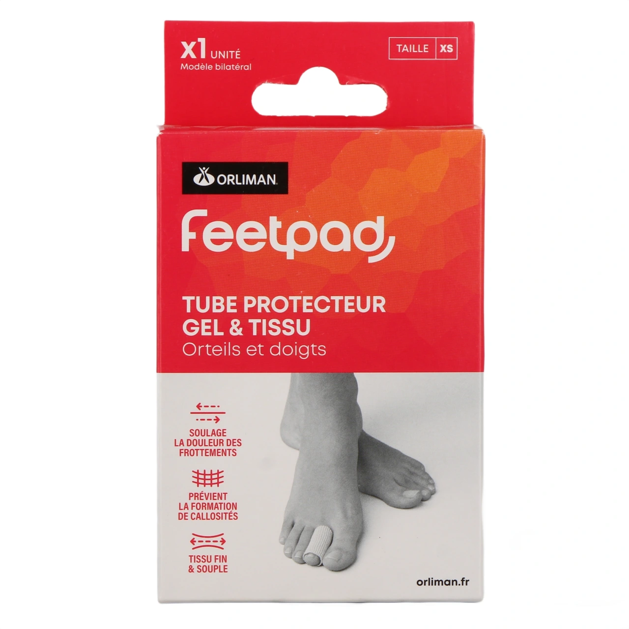 Orliman FeetPAD Tube Protecteur Gel & Tissu - Vue 5