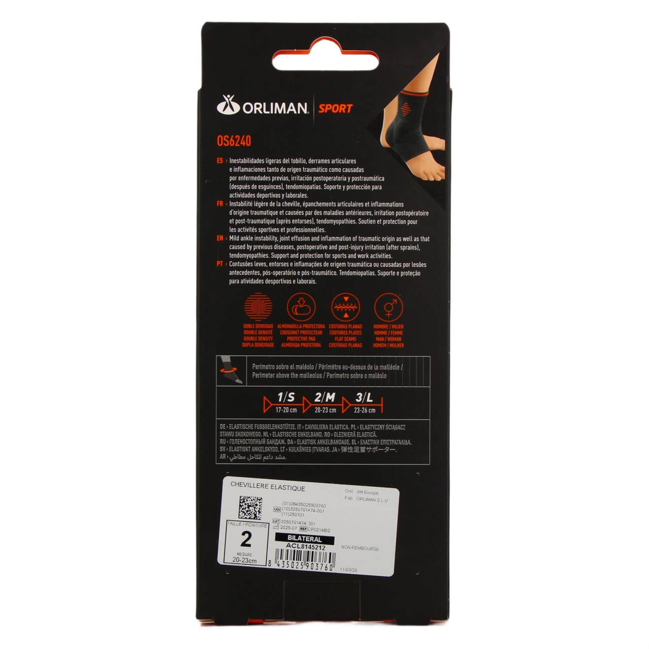 Orliman Sport Chevillère Élastique - Vue 6