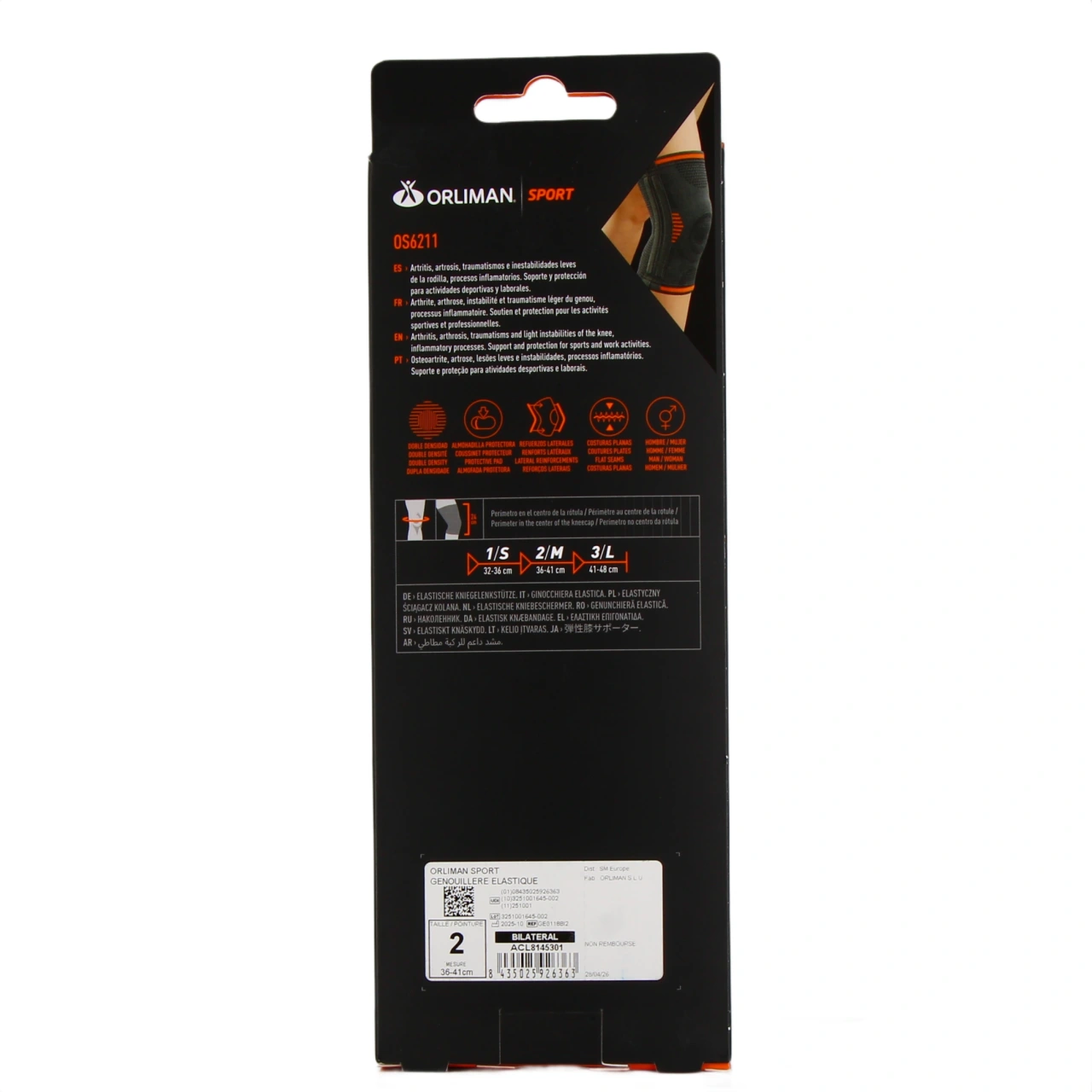 Orliman Sport Genouillère Élastique - Vue 3