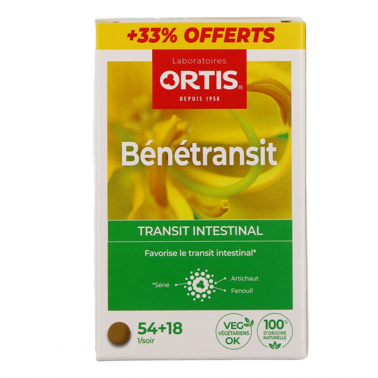 Ortis Benetransit Transit Intestinal Comprimés - Vue 6