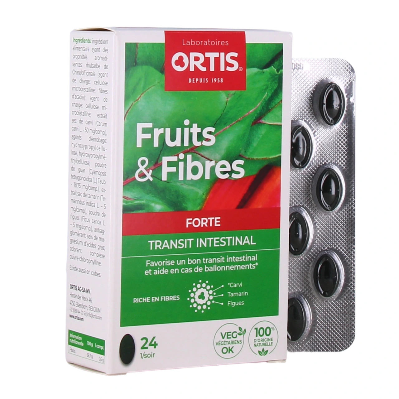 Ortis Fruits & Fibres Forte Transit Intestinal - Ortis