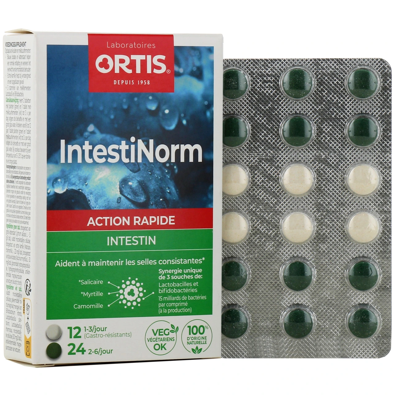 Ortis IntestiNorm Selles Liquides Action Rapide - Ortis