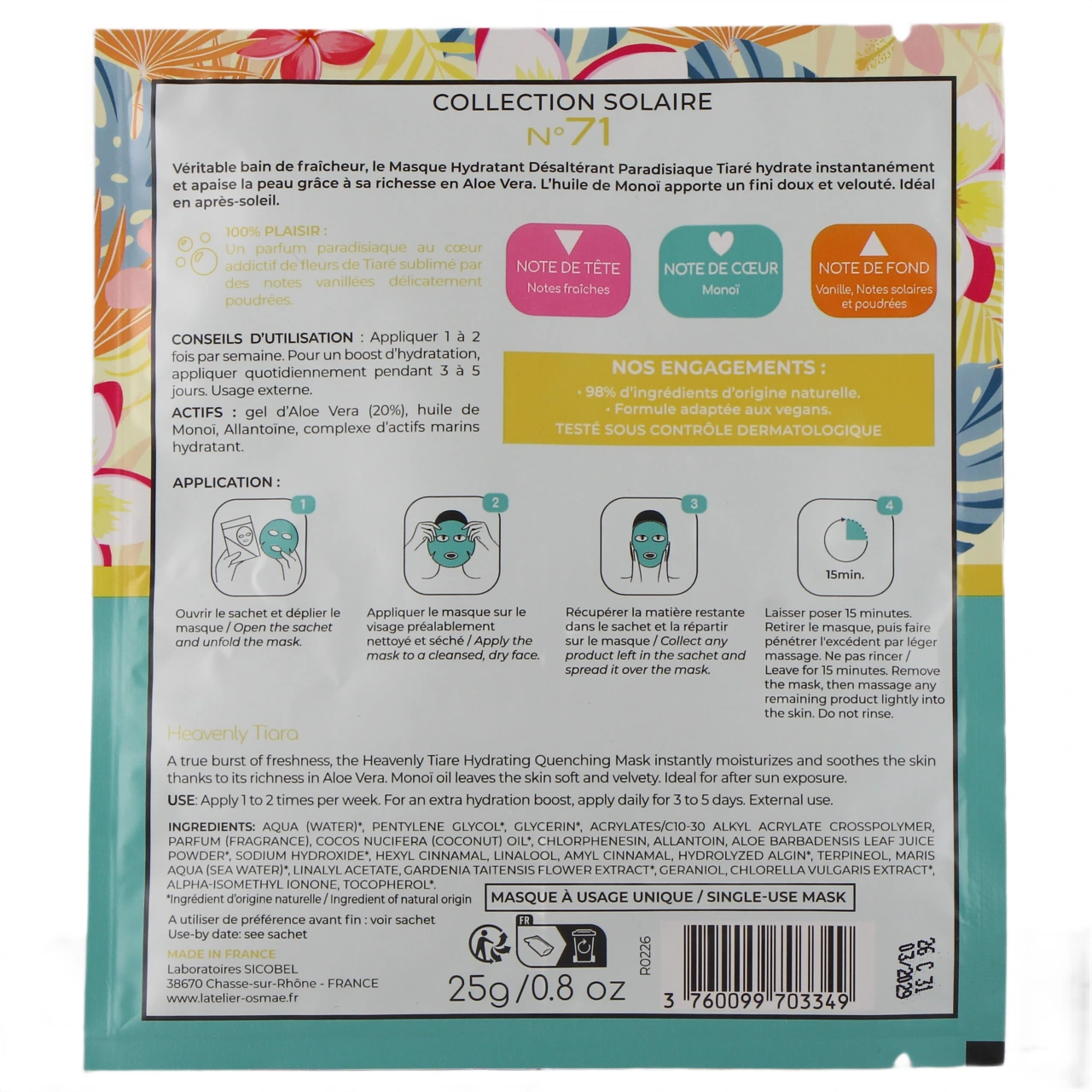 Osmaé Masque Hydratant - Vue 2