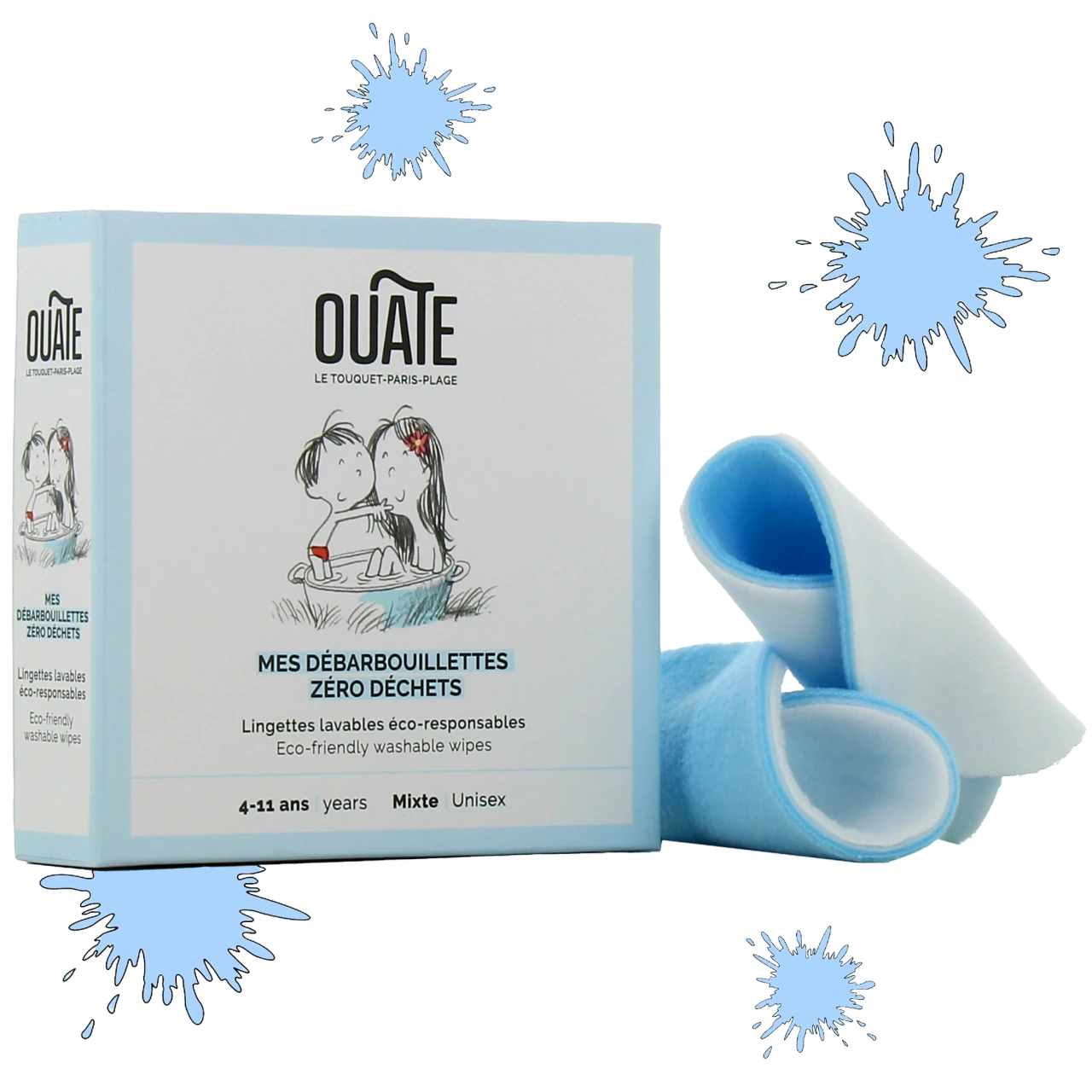 Ouate Débarbouillettes Zéro Déchet - Ouate