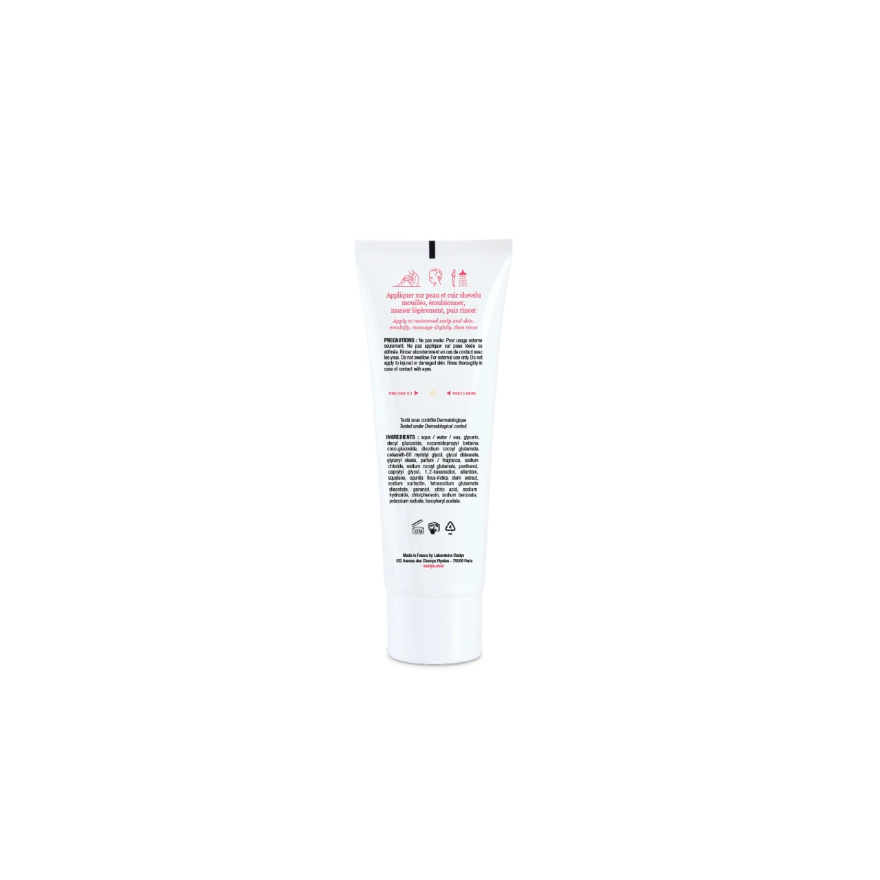 Ozalys Crème de Douche Corps et Cuir Chevelu - Vue 2