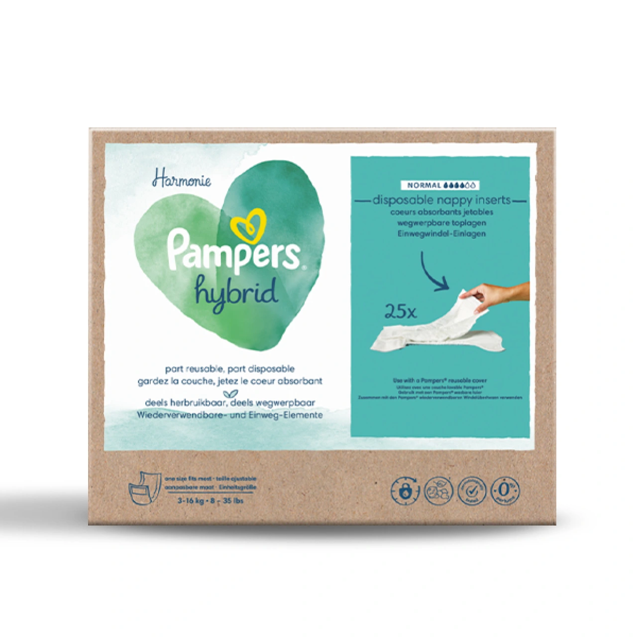 Pampers Harmonie Hybrid Couche Lavable - Vue 4