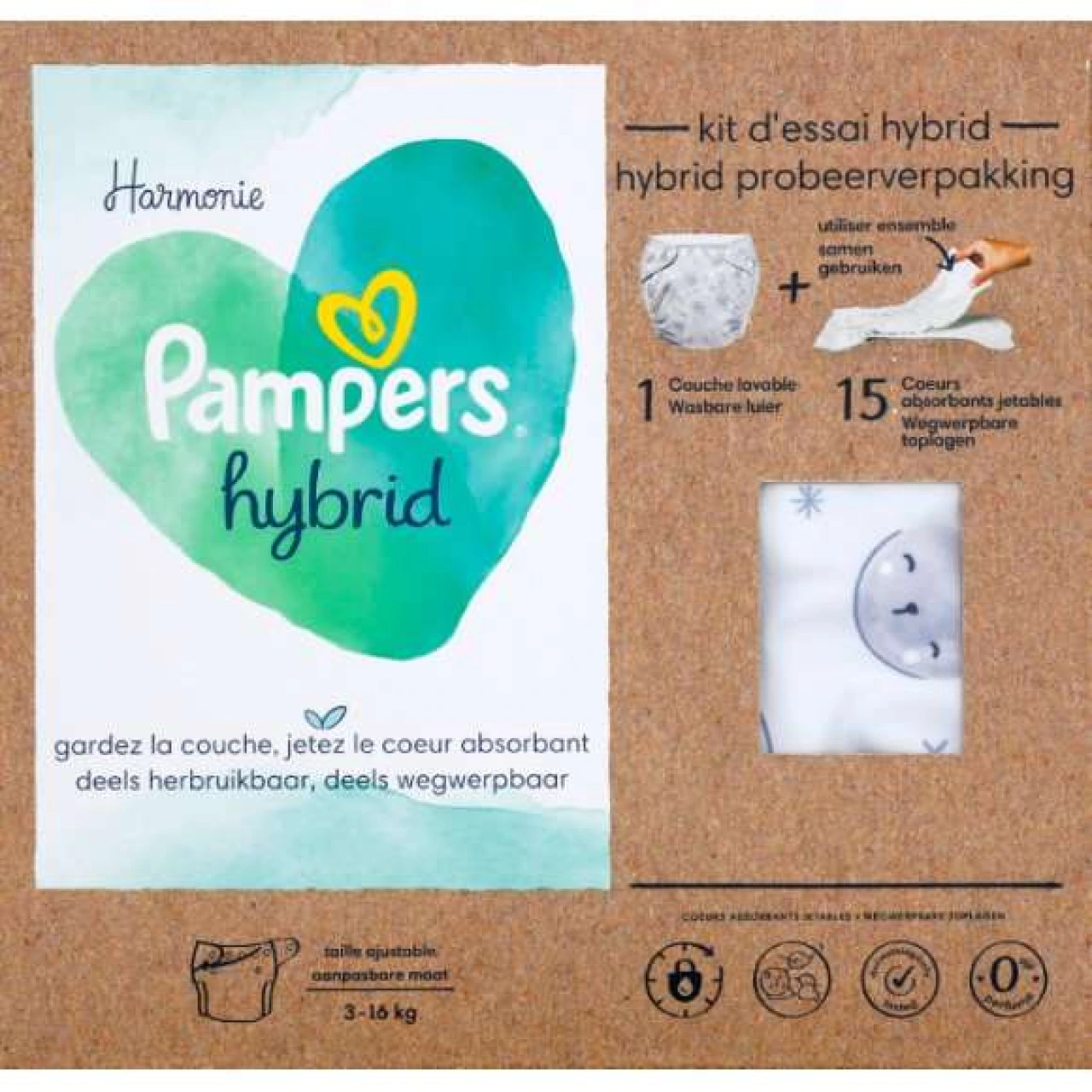 Pampers Harmonie Hybrid Couche Lavable - Vue 2