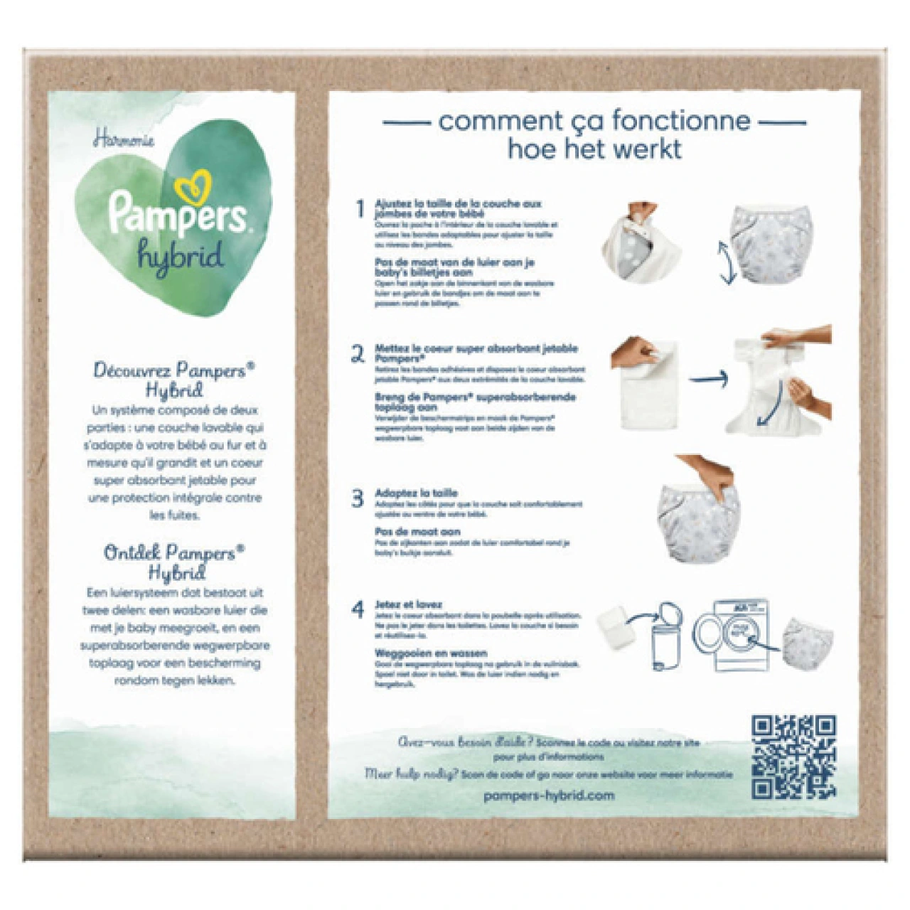 Pampers Harmonie Hybrid Couche Lavable - Vue 3