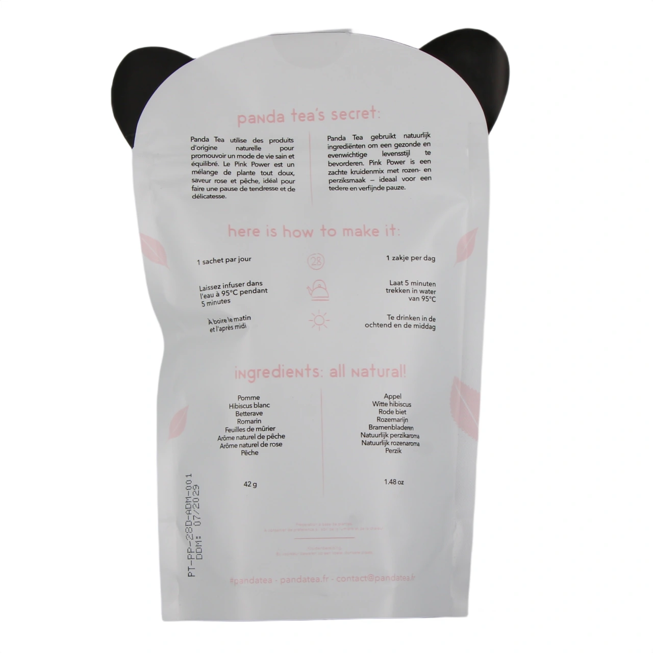 Panda Tea Infusion Pink Power - Vue 3