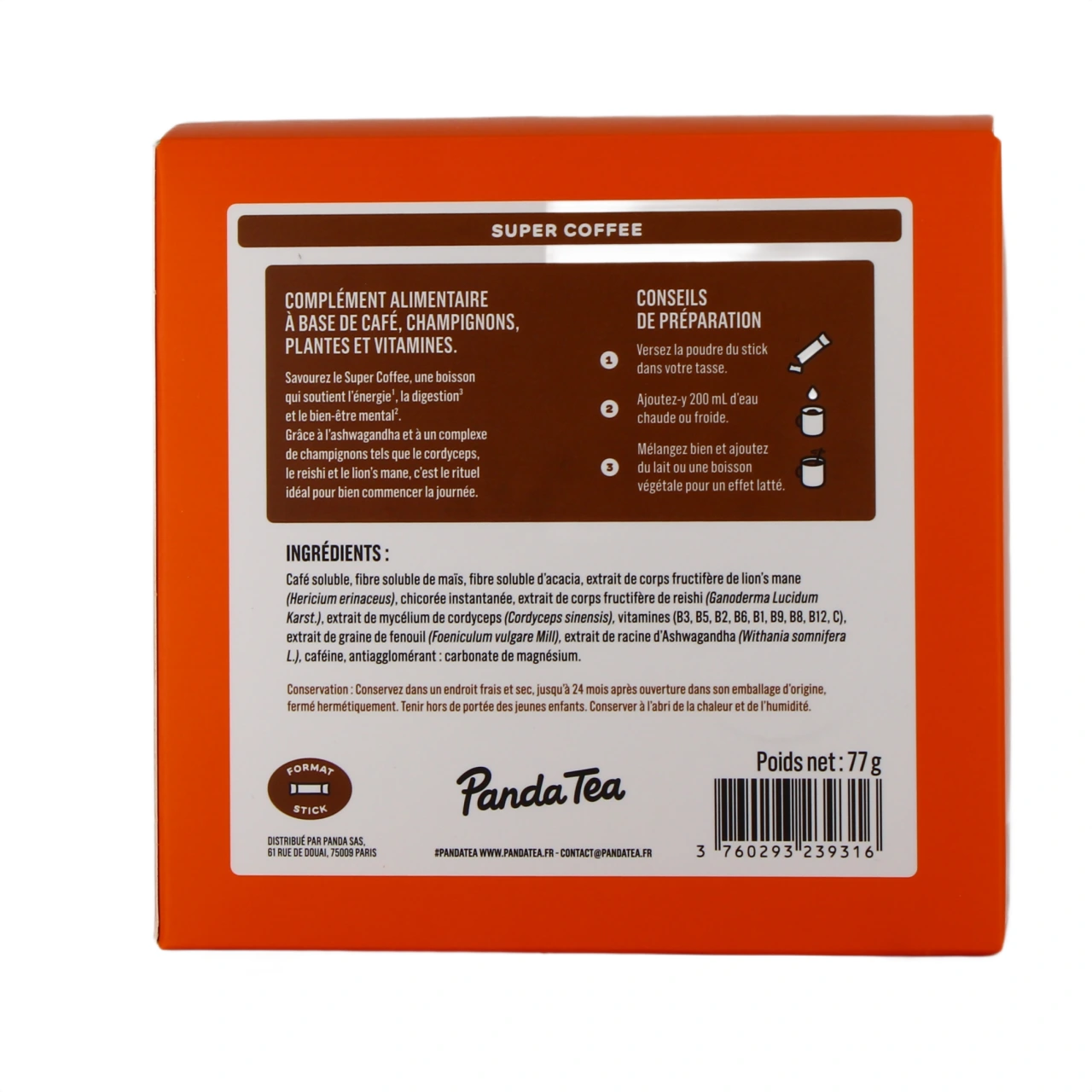 Panda Tea Super Coffee - Vue 3