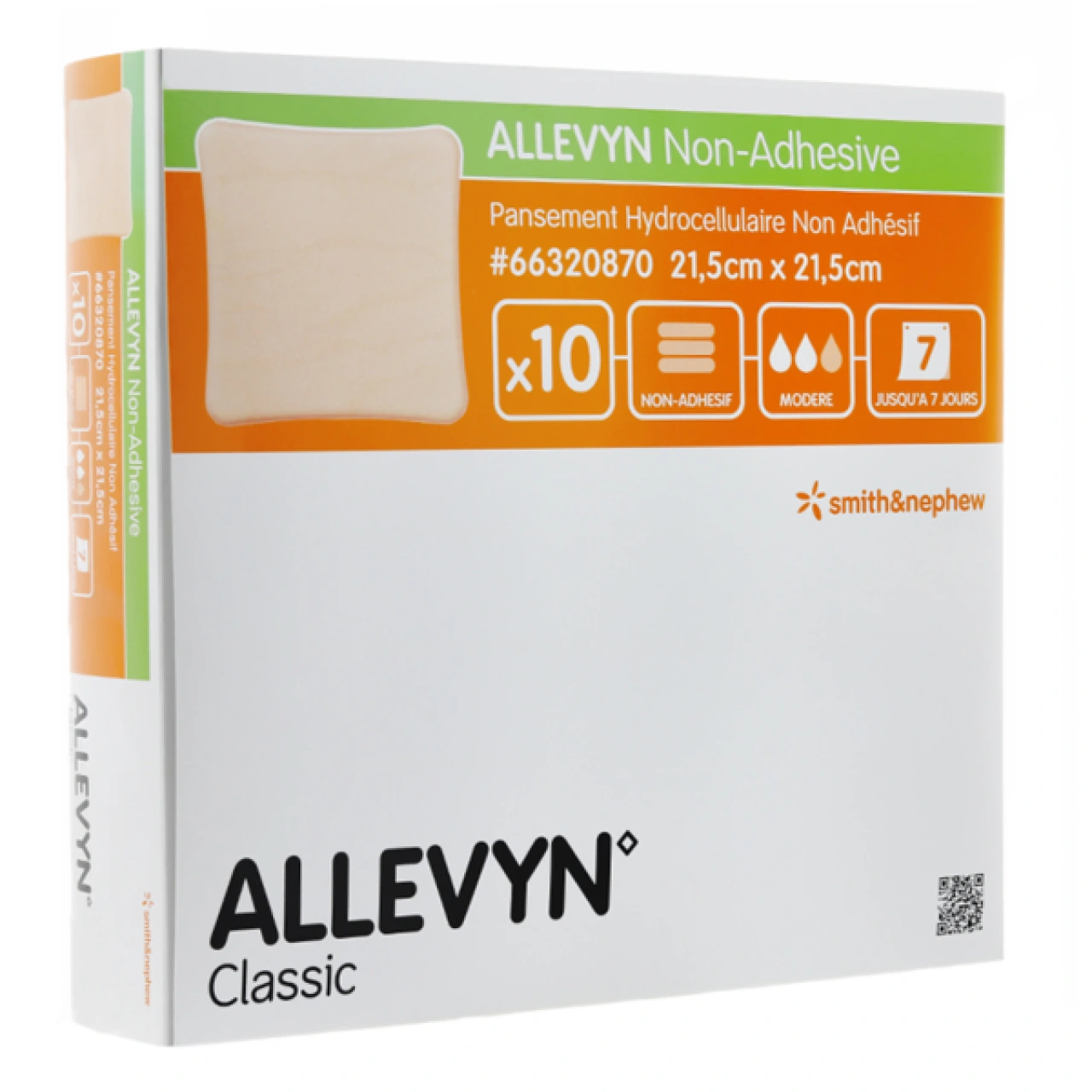 Allevyn Non-Adhesive Carré Pansement Hydrocellulaire - Vue 2