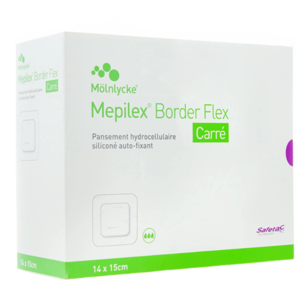 Mepilex Border Flex Pansement Hydrocellulaire - Mepilex
