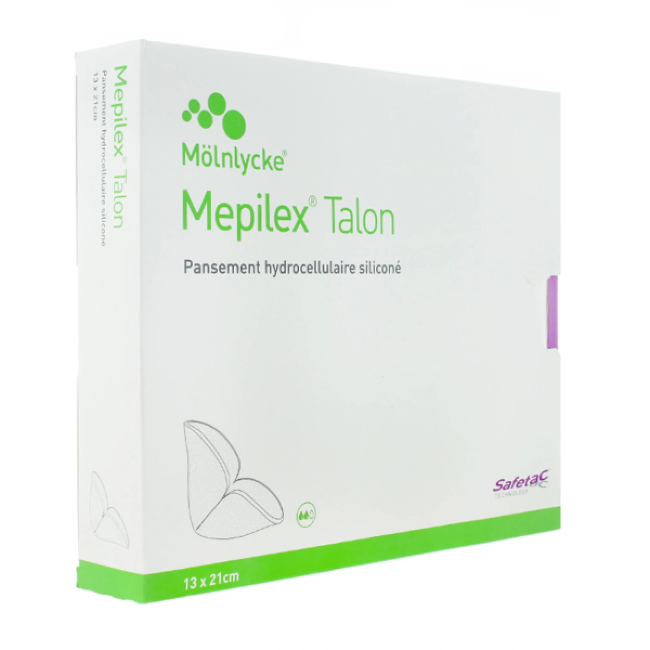 Mepilex Talon Pansement Hydrocellulaire - Mepilex