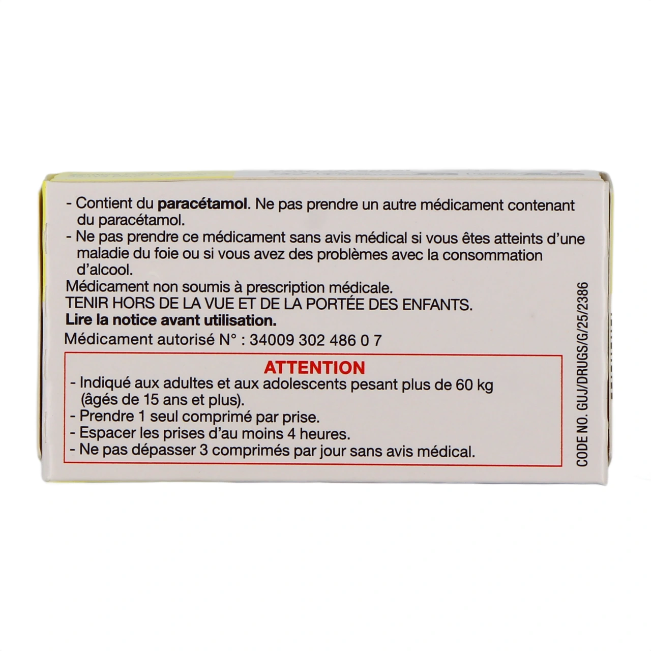 Paracétamol 1g - Vue 22