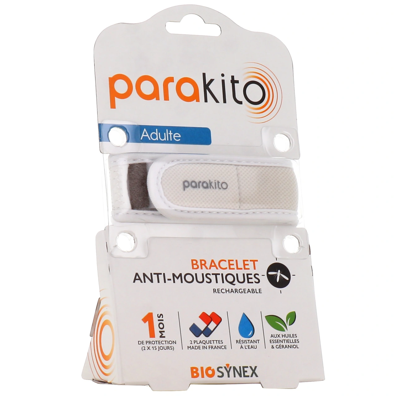 Parakito Bracelet Anti Moustique Rechargeable Adulte - Parakito