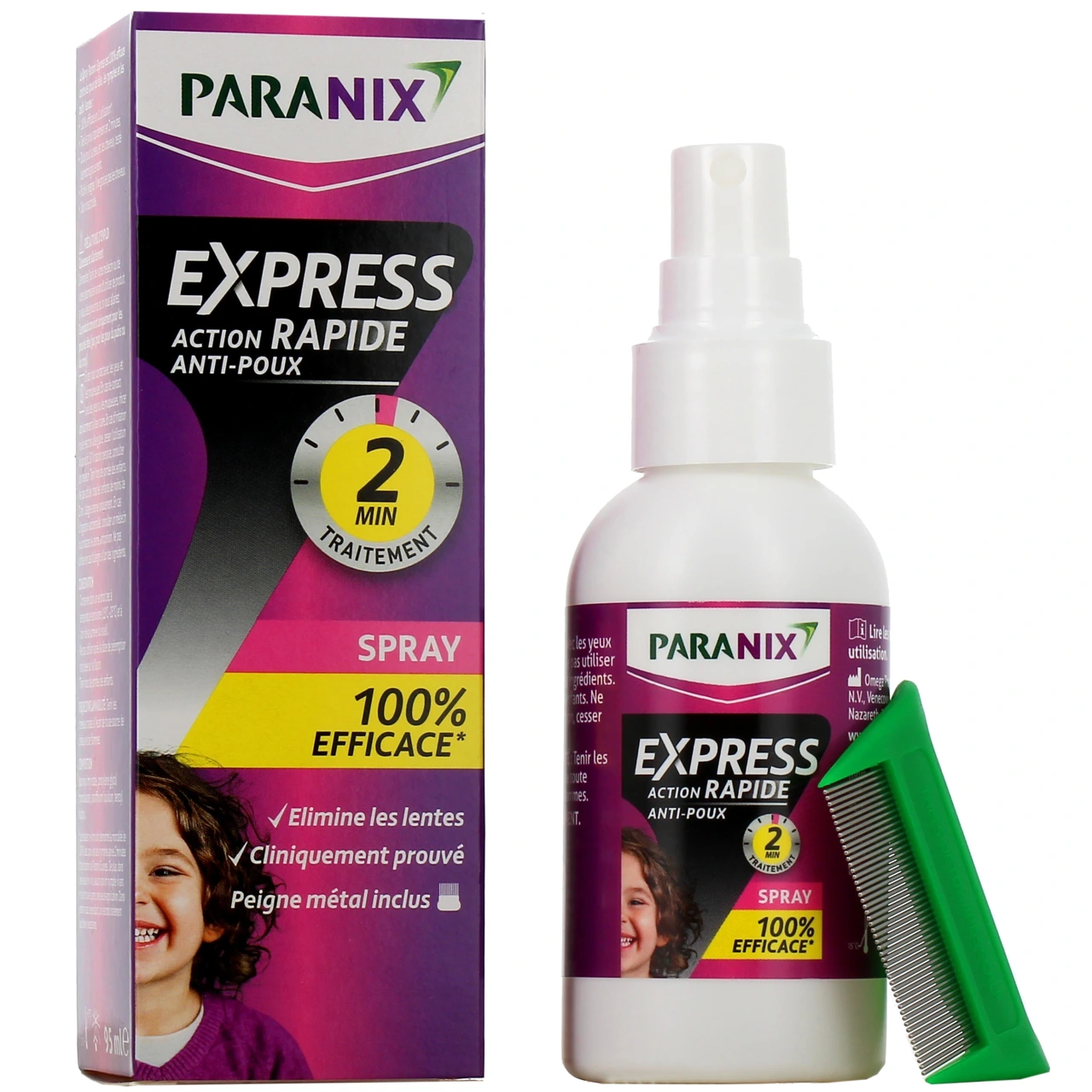 Paranix Express Action Rapide Anti-Poux 2 Minutes - Paranix