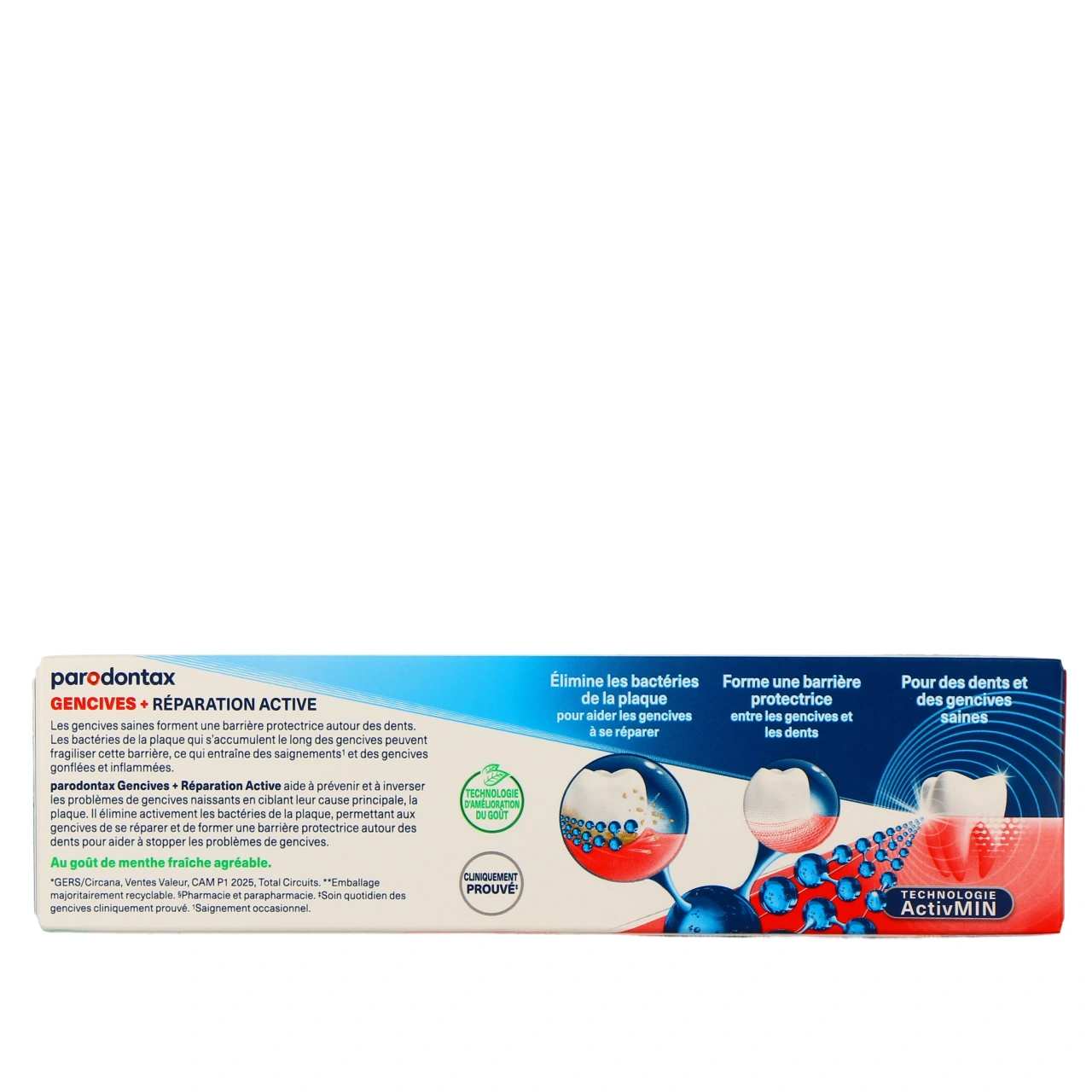 Parodontax Dentifrice Réparation Active Gencives - Vue 3