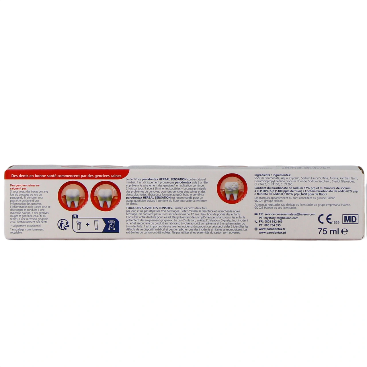 Parodontax Herbal Sensation Dentifrice - Vue 3