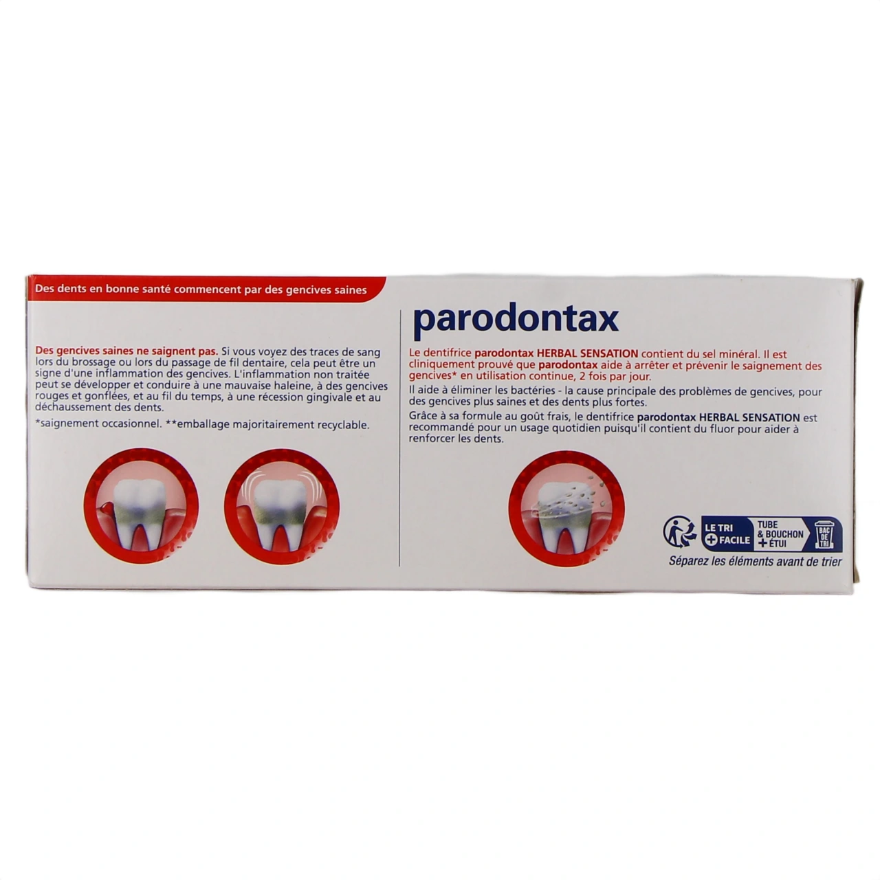 Parodontax Herbal Sensation Dentifrice - Vue 6
