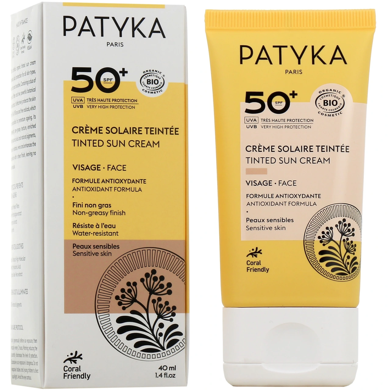 Patyka Crème Solaire Teintée Visage SPF50+ - Vue 4