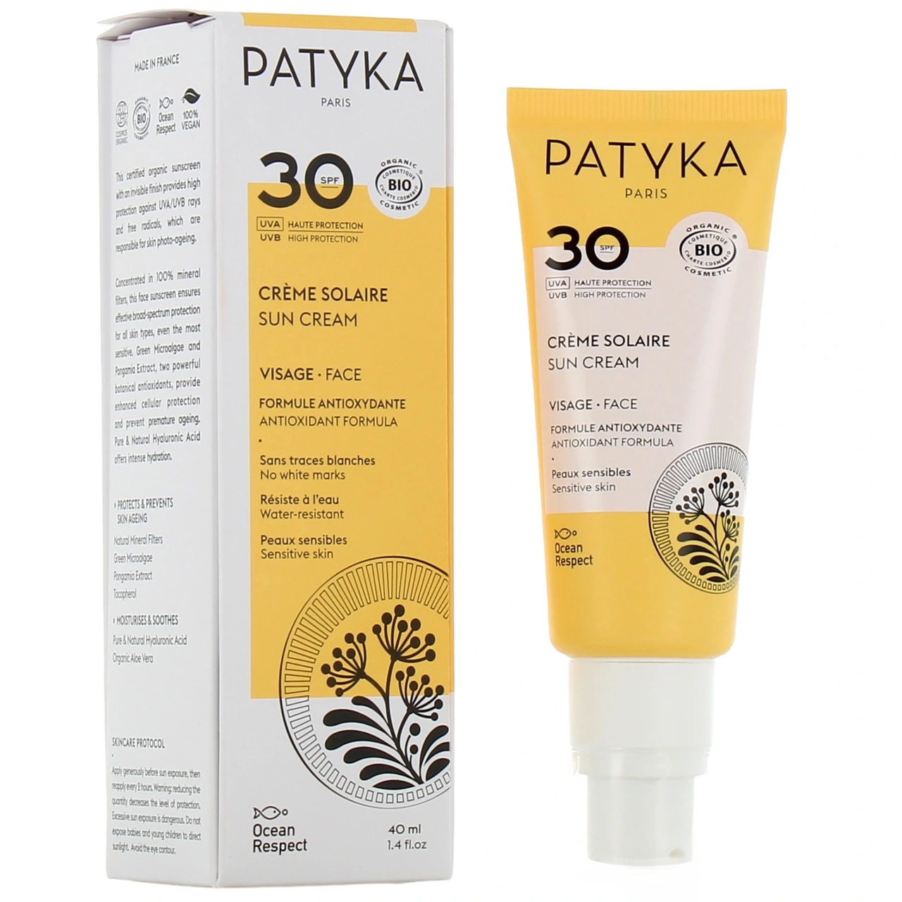 Patyka Crème Solaire Visage - Patyka