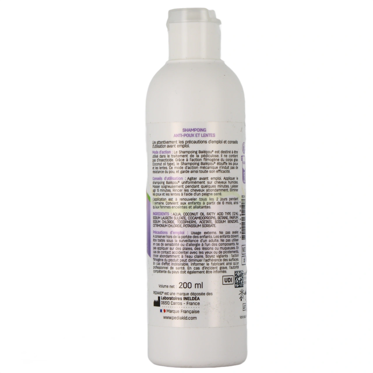 Pediakid Balépou Shampoing Anti-Poux et Lentes - Vue 3