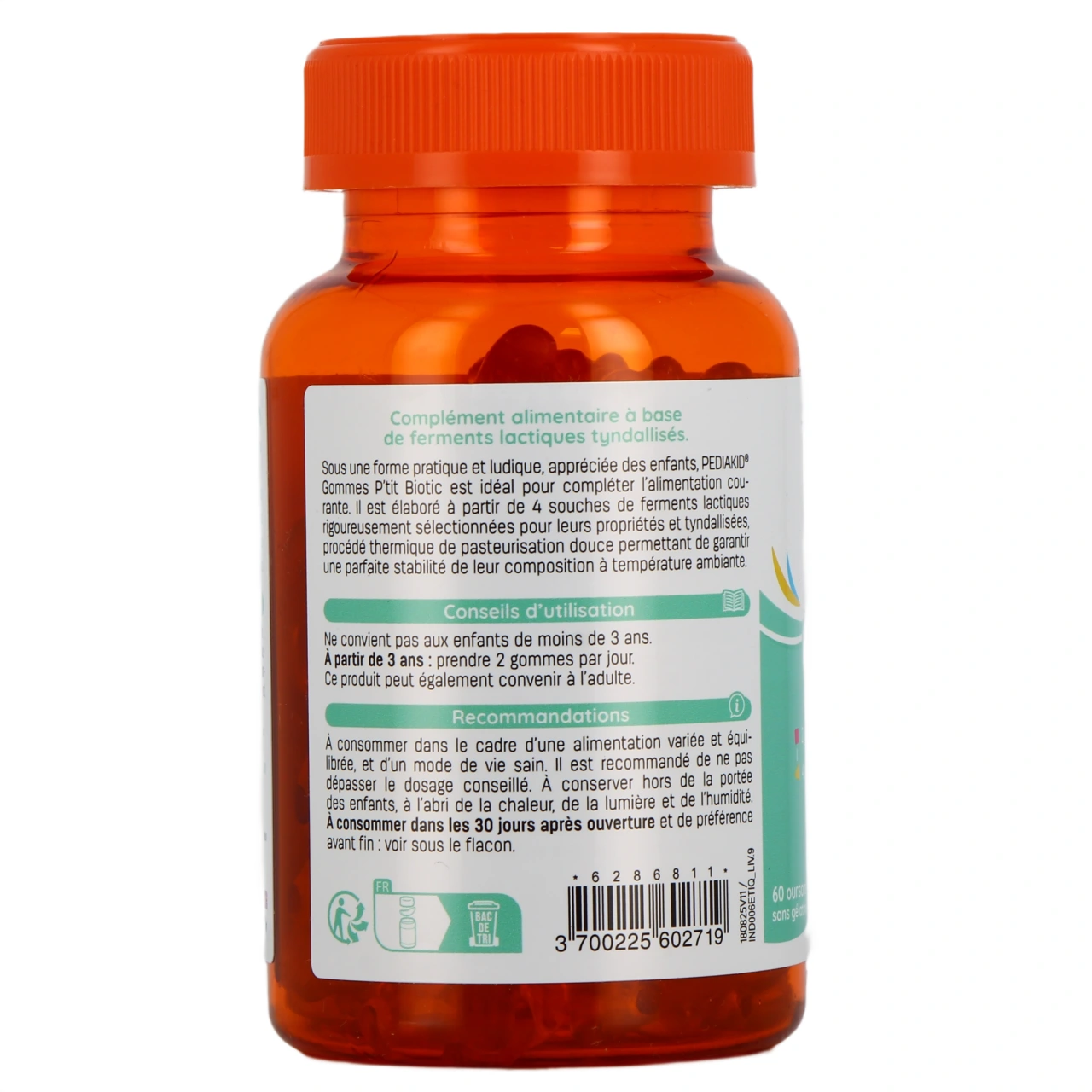 Pediakid Gommes P'tit Biotic - Vue 3