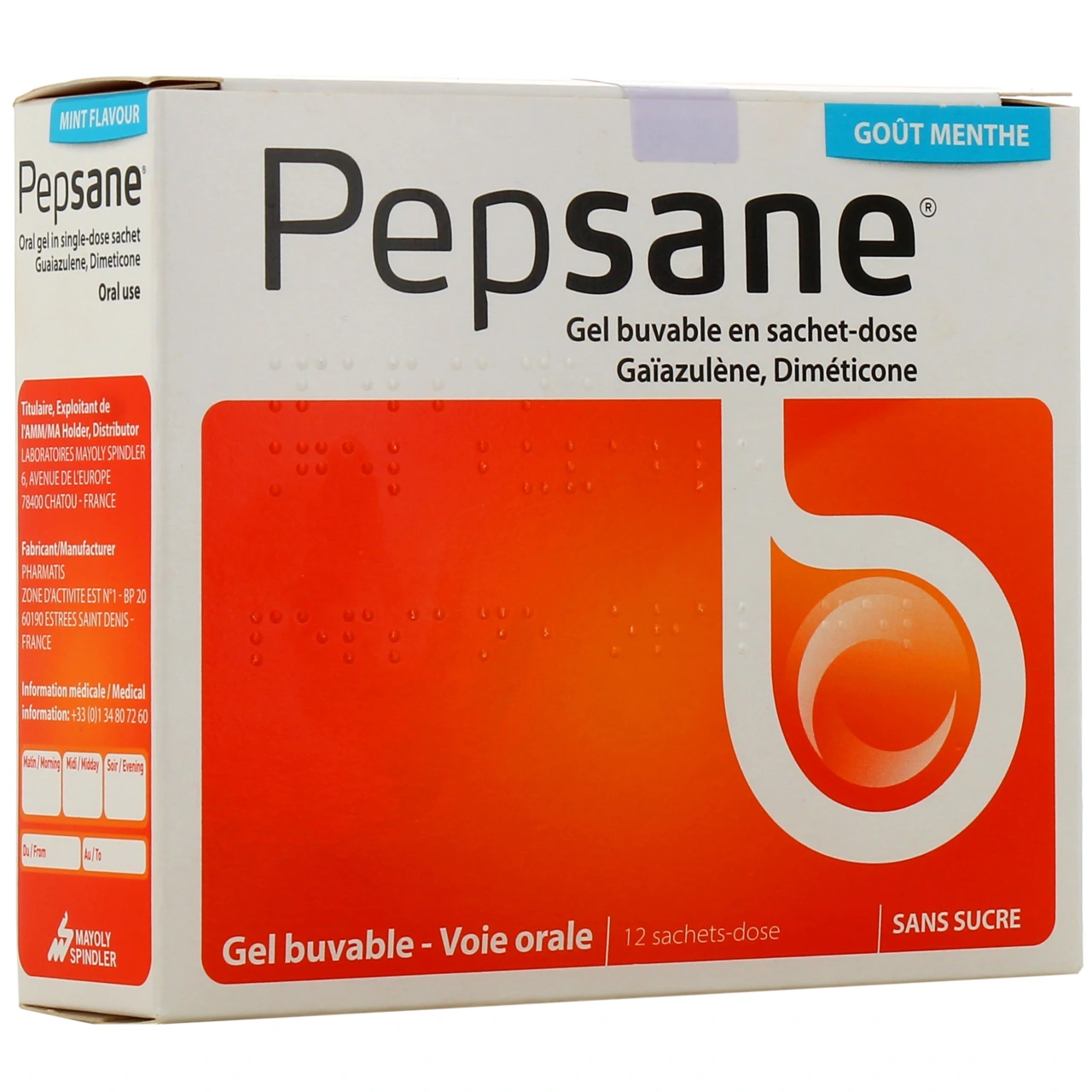 Pepsane Gel Buvable Menthe - Mayoly