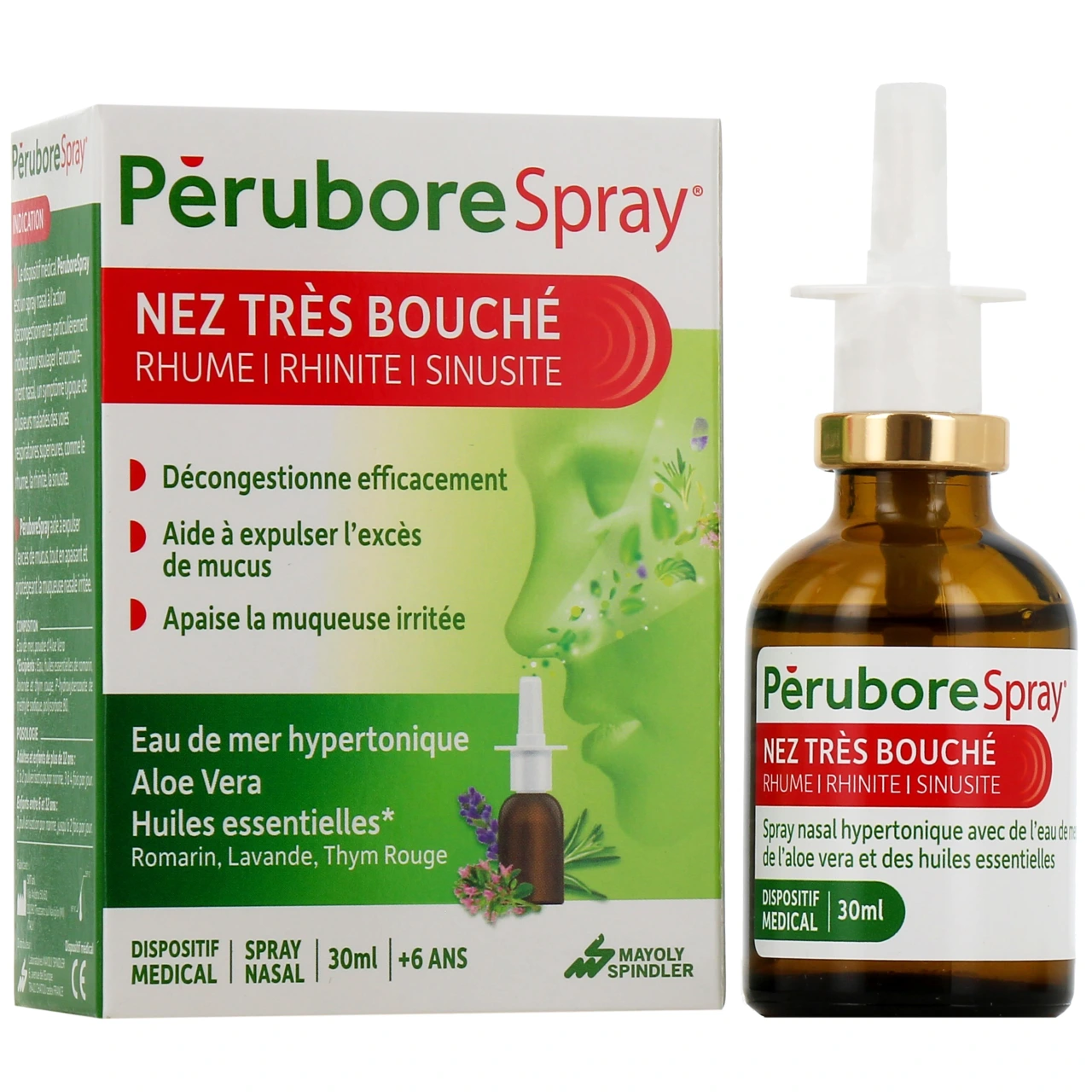 Pérubore Spray Nez Très Bouché - Mayoly