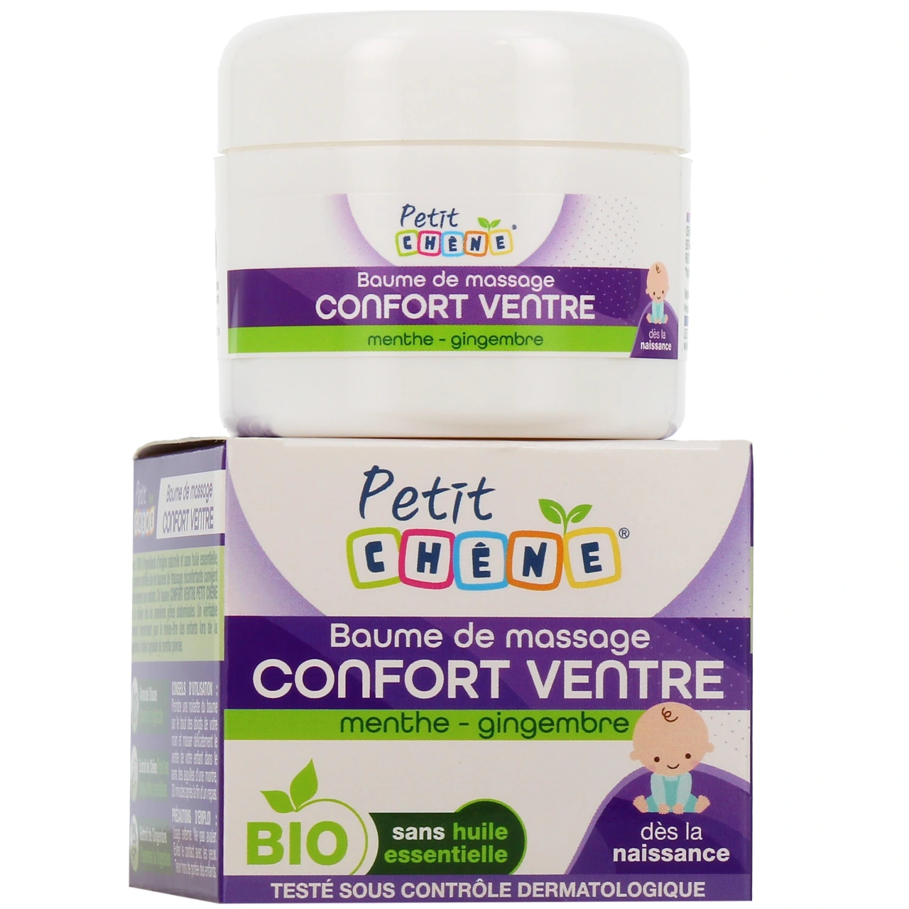 Petit Chêne Baume de Massage Confort Ventre - Petit Chêne