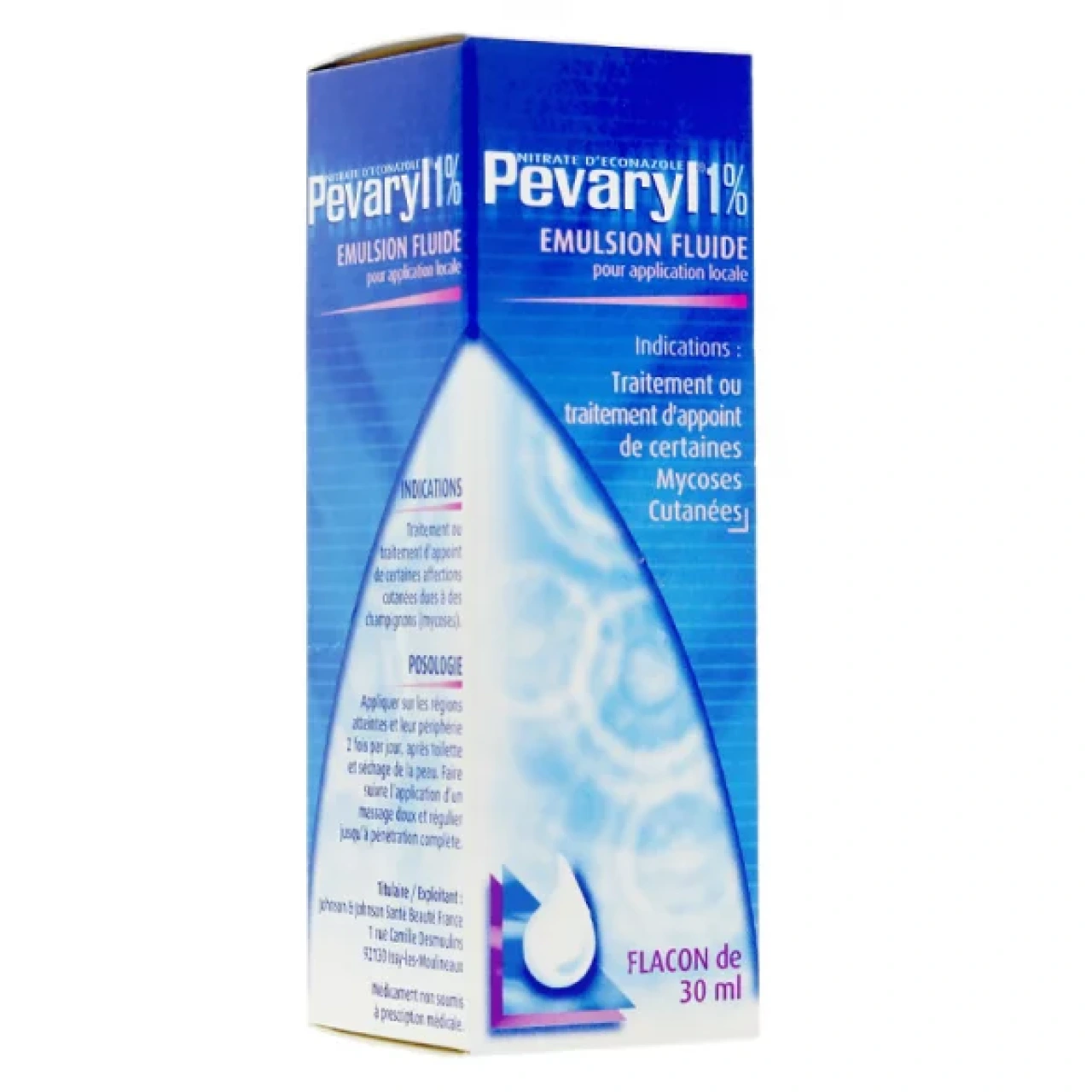 Pevaryl 1% émulsion fluide - Alloga