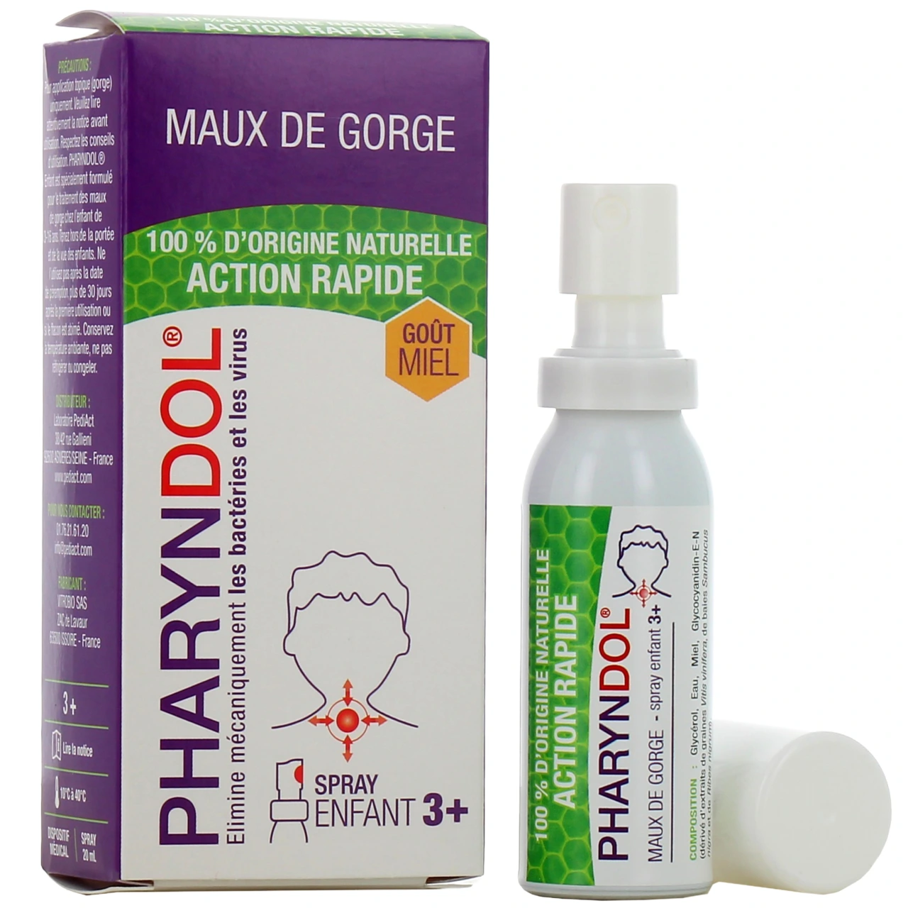Pharyndol Spray Buccal Maux de Gorge - Vue 4