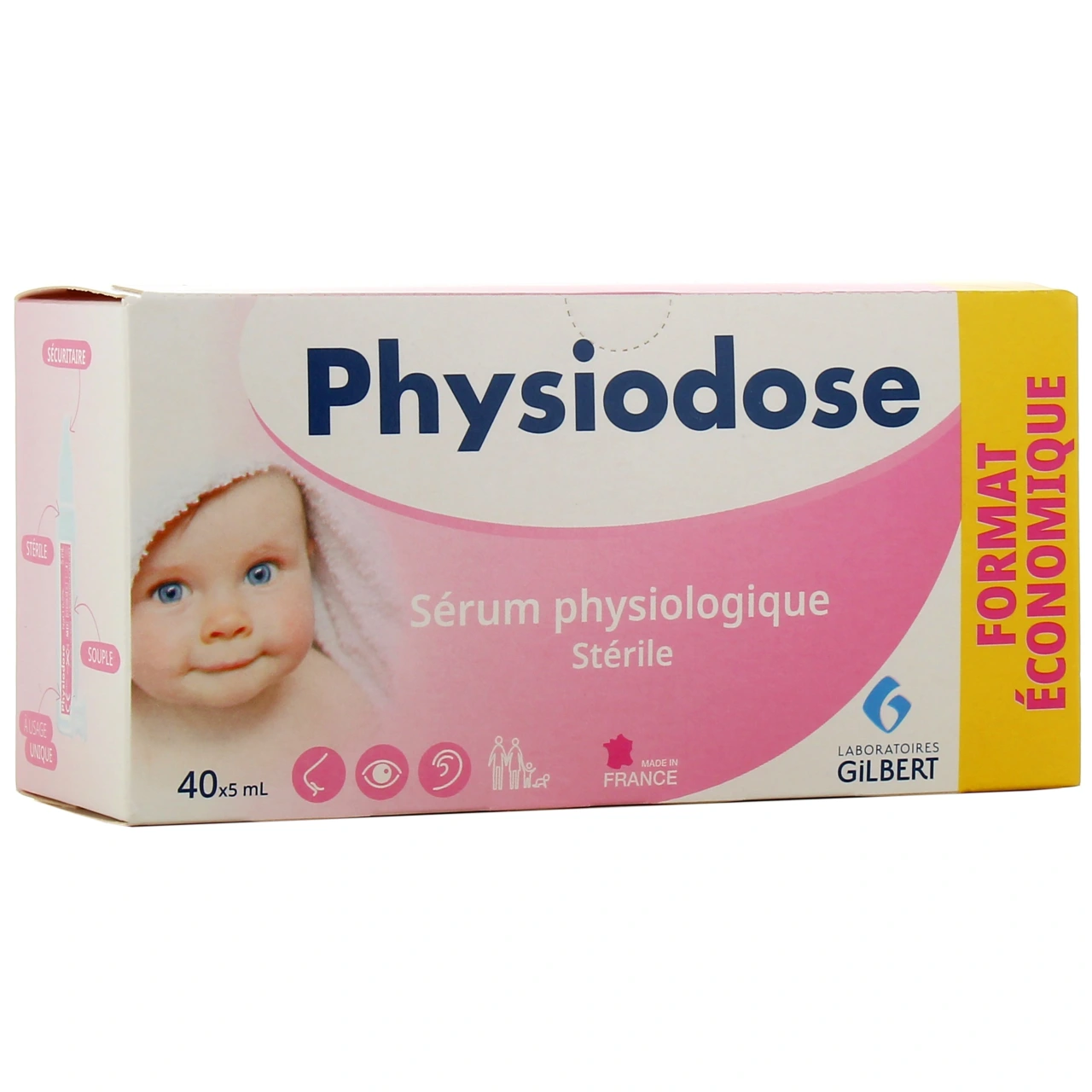 Sérum Physiologique Physiodose - Gilbert