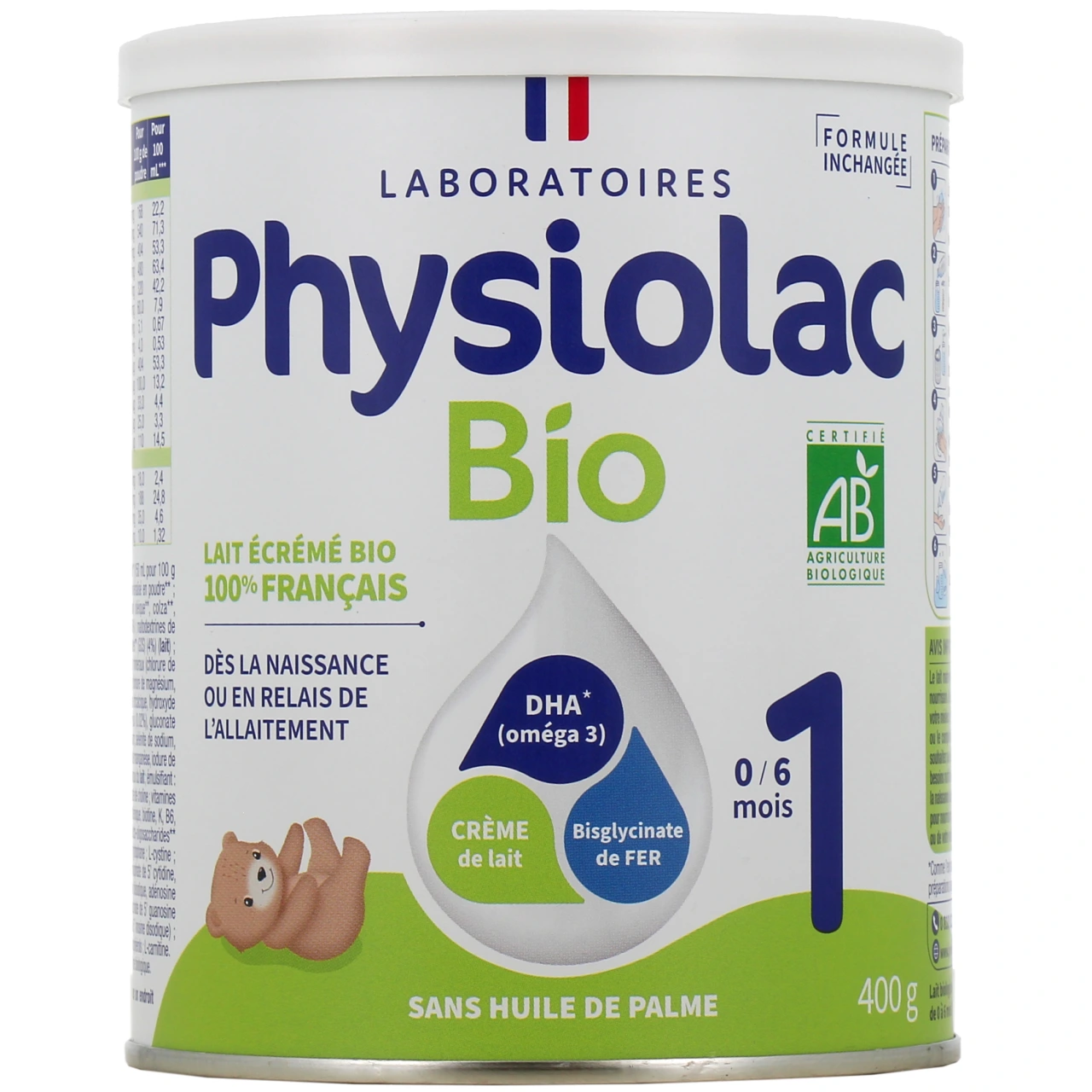 Physiolac Bio Lait 1er âge - Physiolac