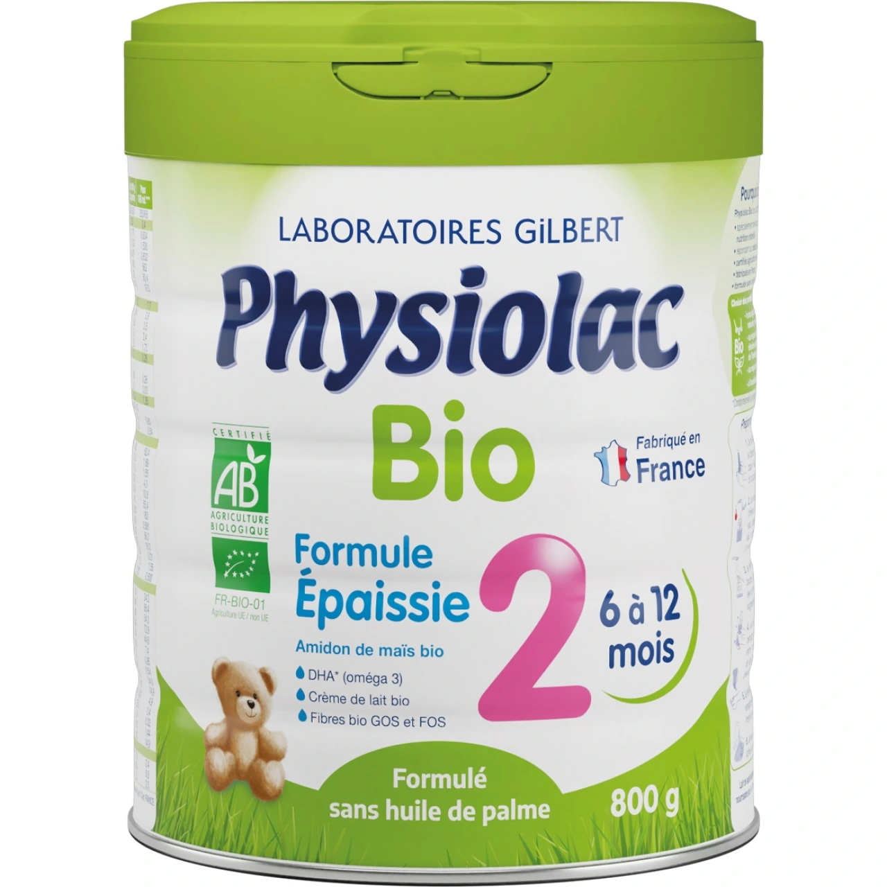 Physiolac Bio Lait 2ème âge Formule épaissie - Vue 3