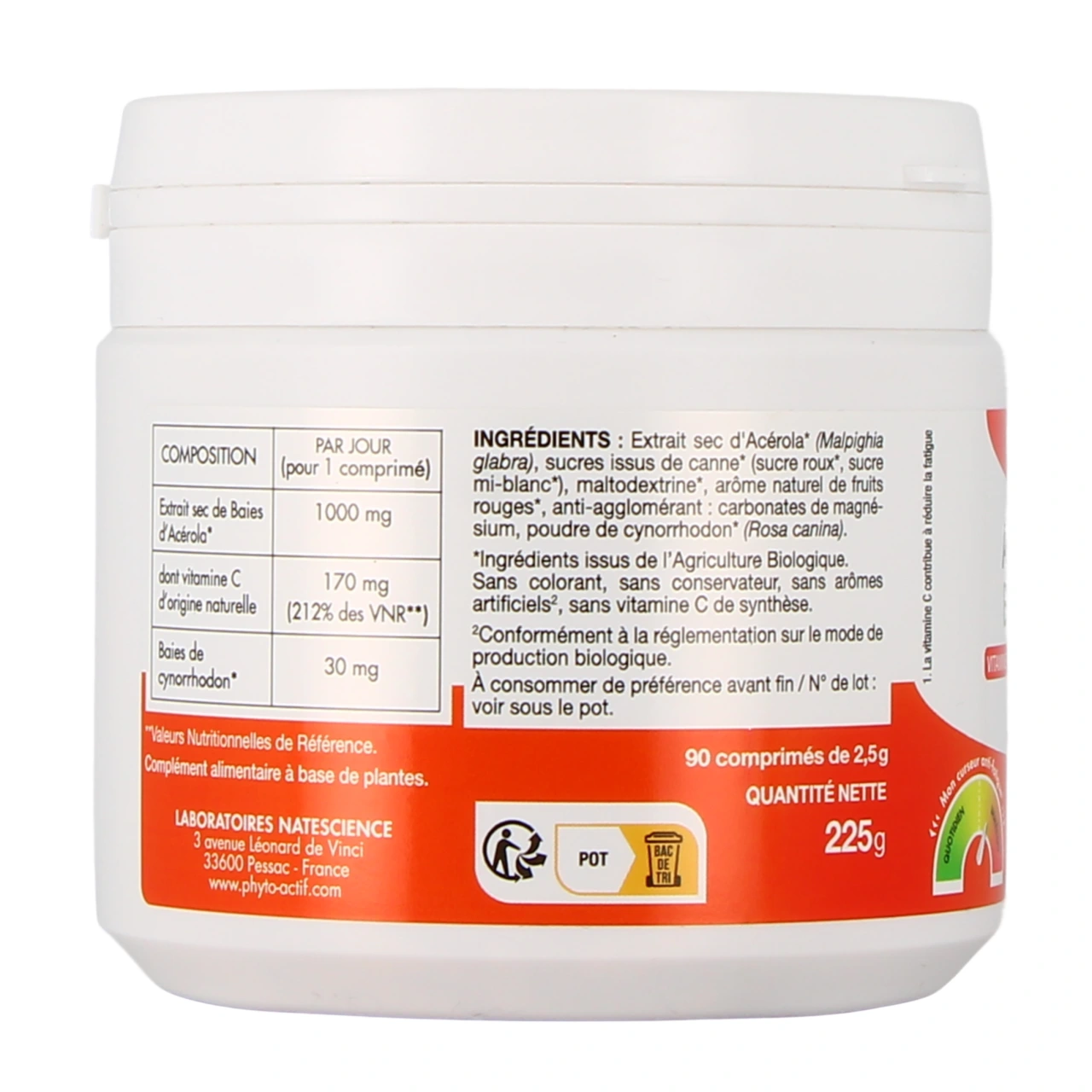 Phyto-Actif Acerola 1000 Bio - Vue 9