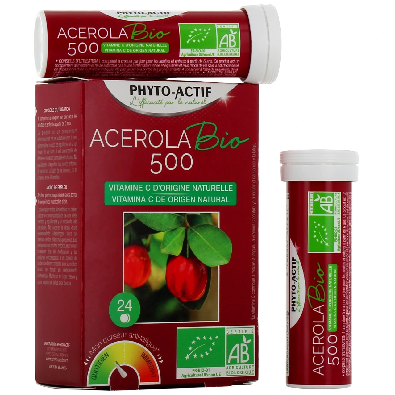 Phyto-Actif Acerola 500 Bio - Phyto-Actif