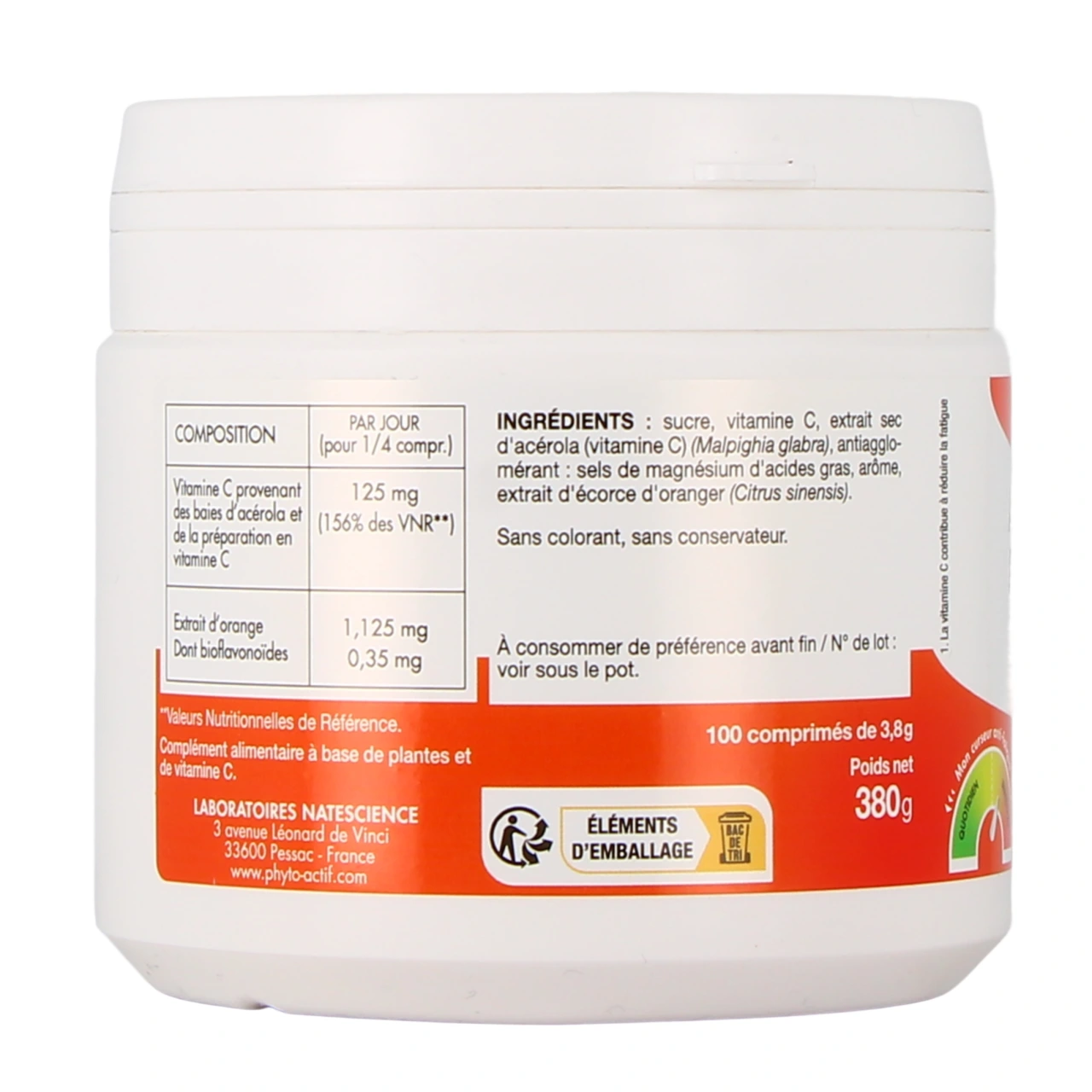 Phyto-Actif Acérola Plus 500 - Vue 6